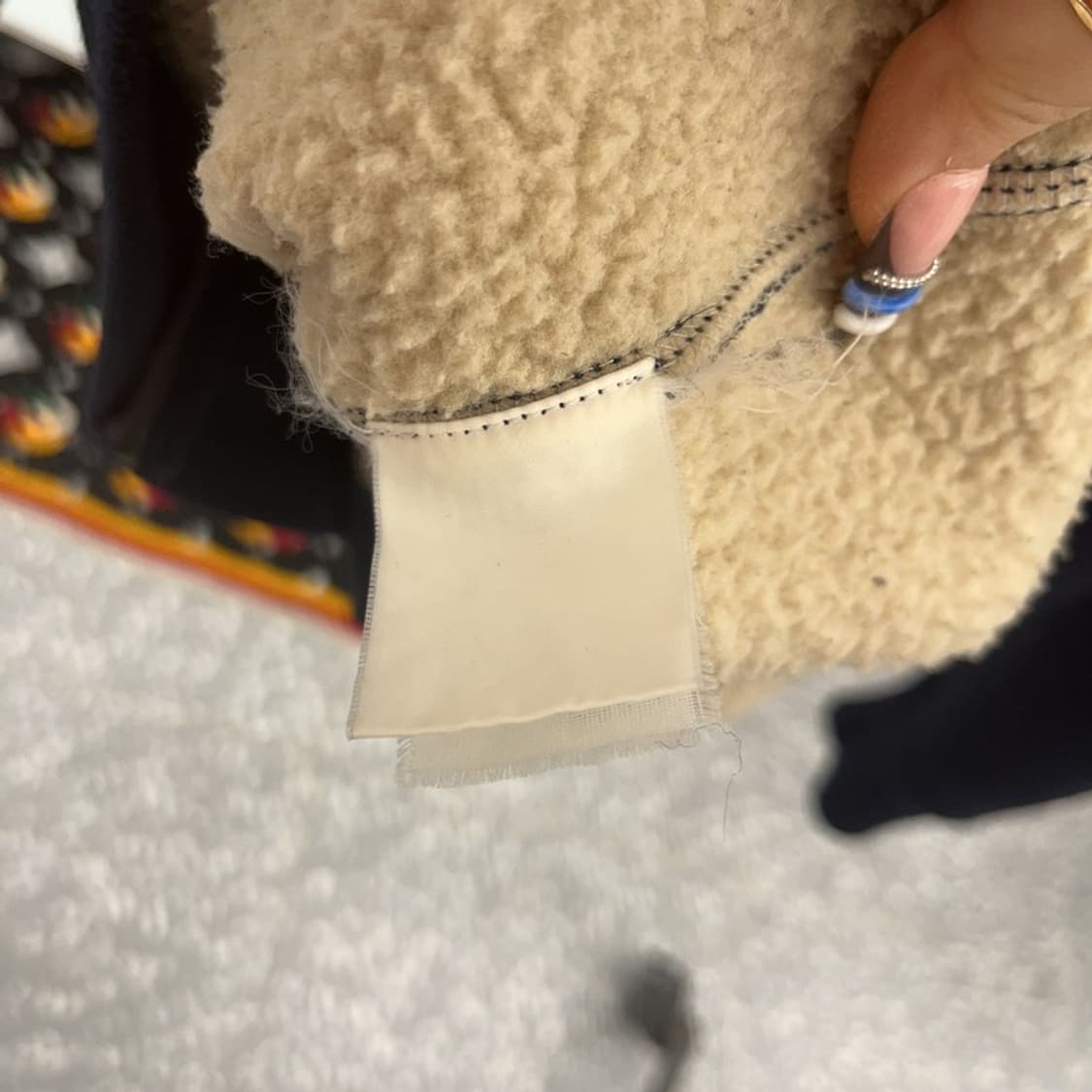 폴로 랄프로렌 올드스쿨 빈티지 자수패치 양털 후드집업 M C07724 상품이미지7