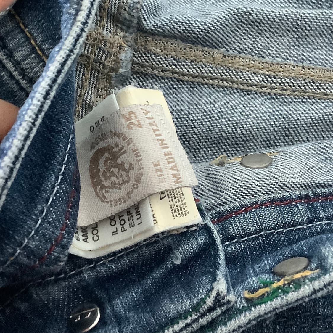 디젤 로우라이즈 스트레이트 데님 상품이미지6