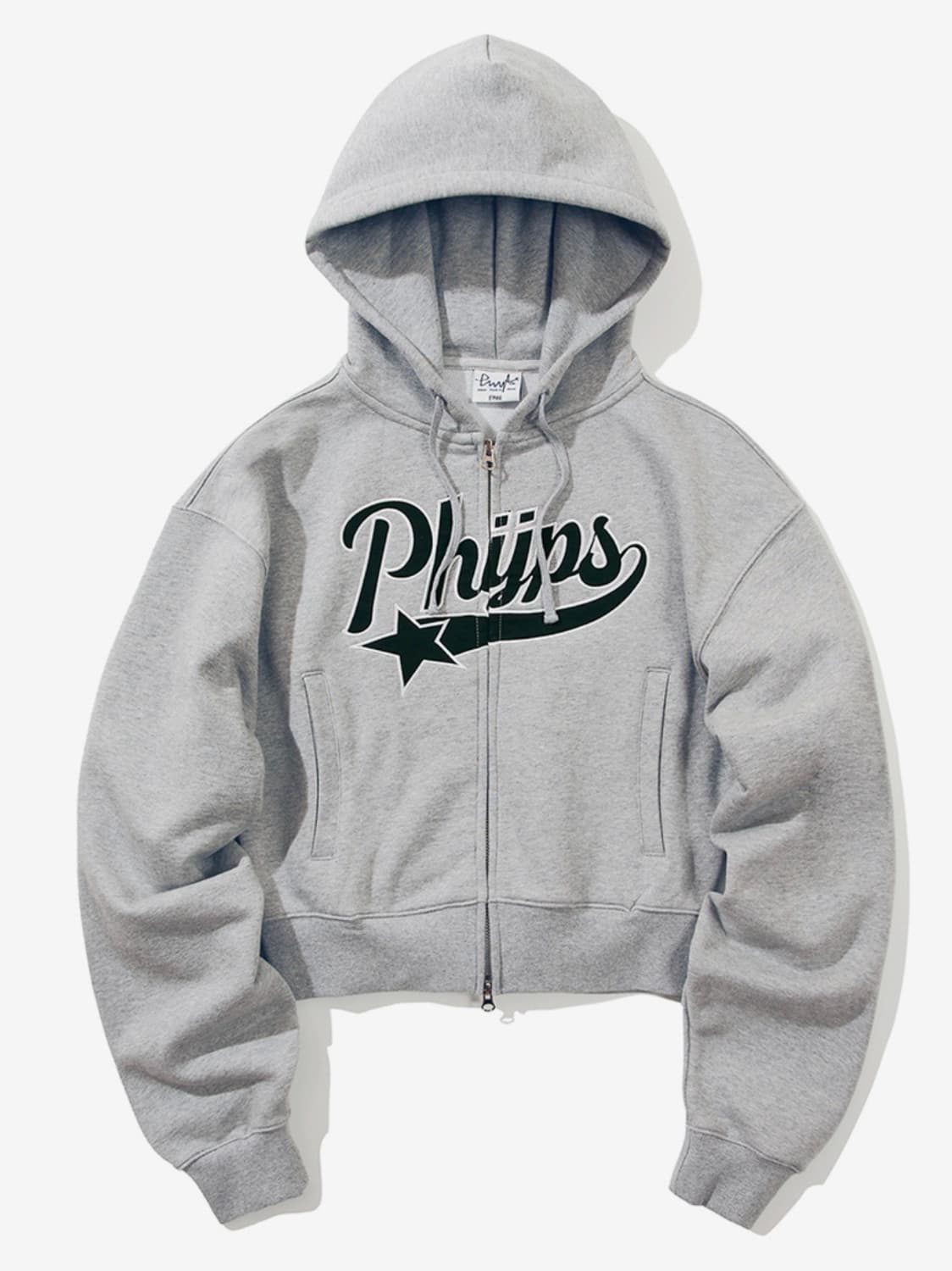 피지컬에듀케이션 후드집업 그레이 상품이미지1