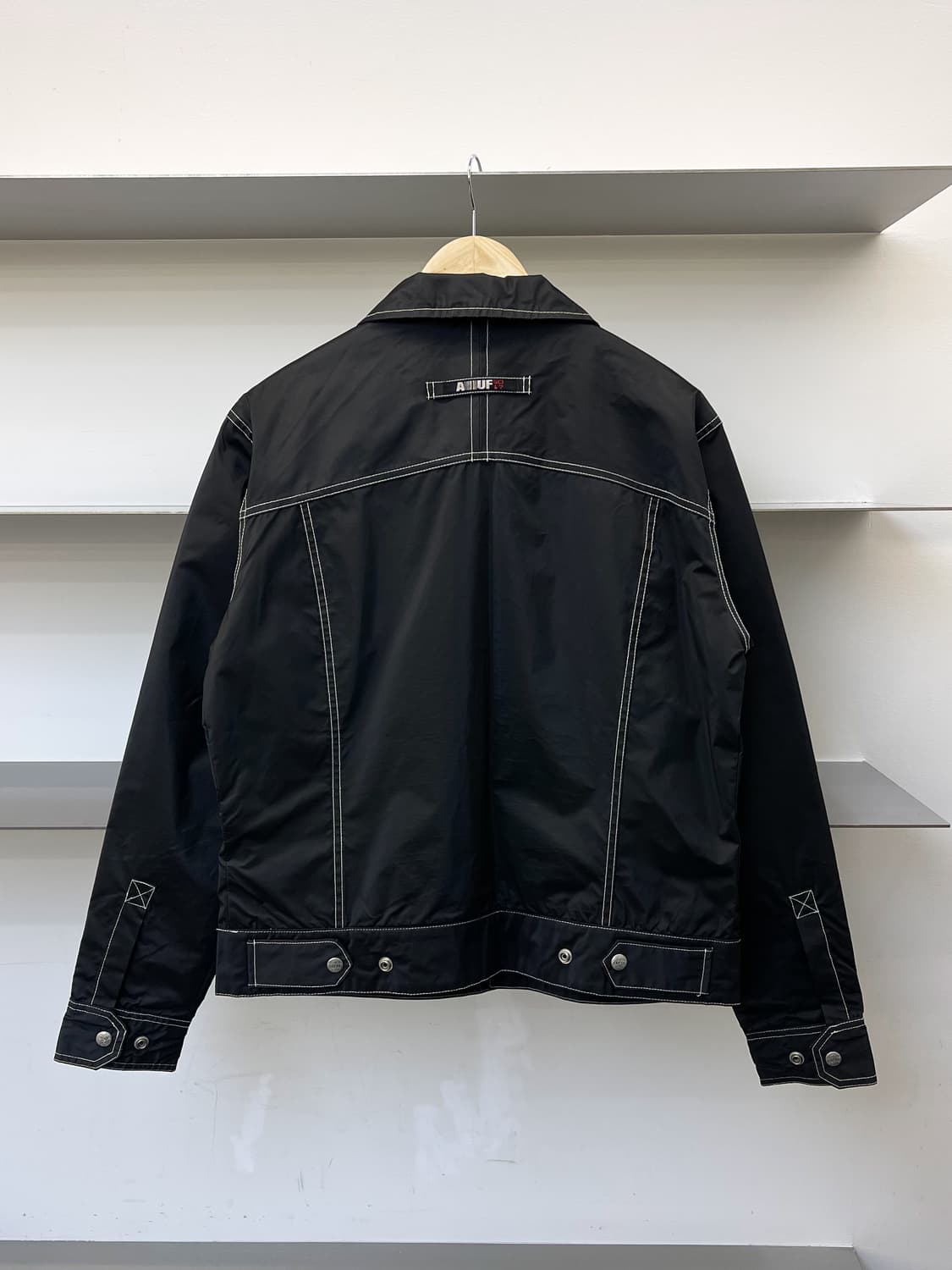 Auf Jeans 90s 투포켓 PU 집업 셔츠 자켓 상품이미지3