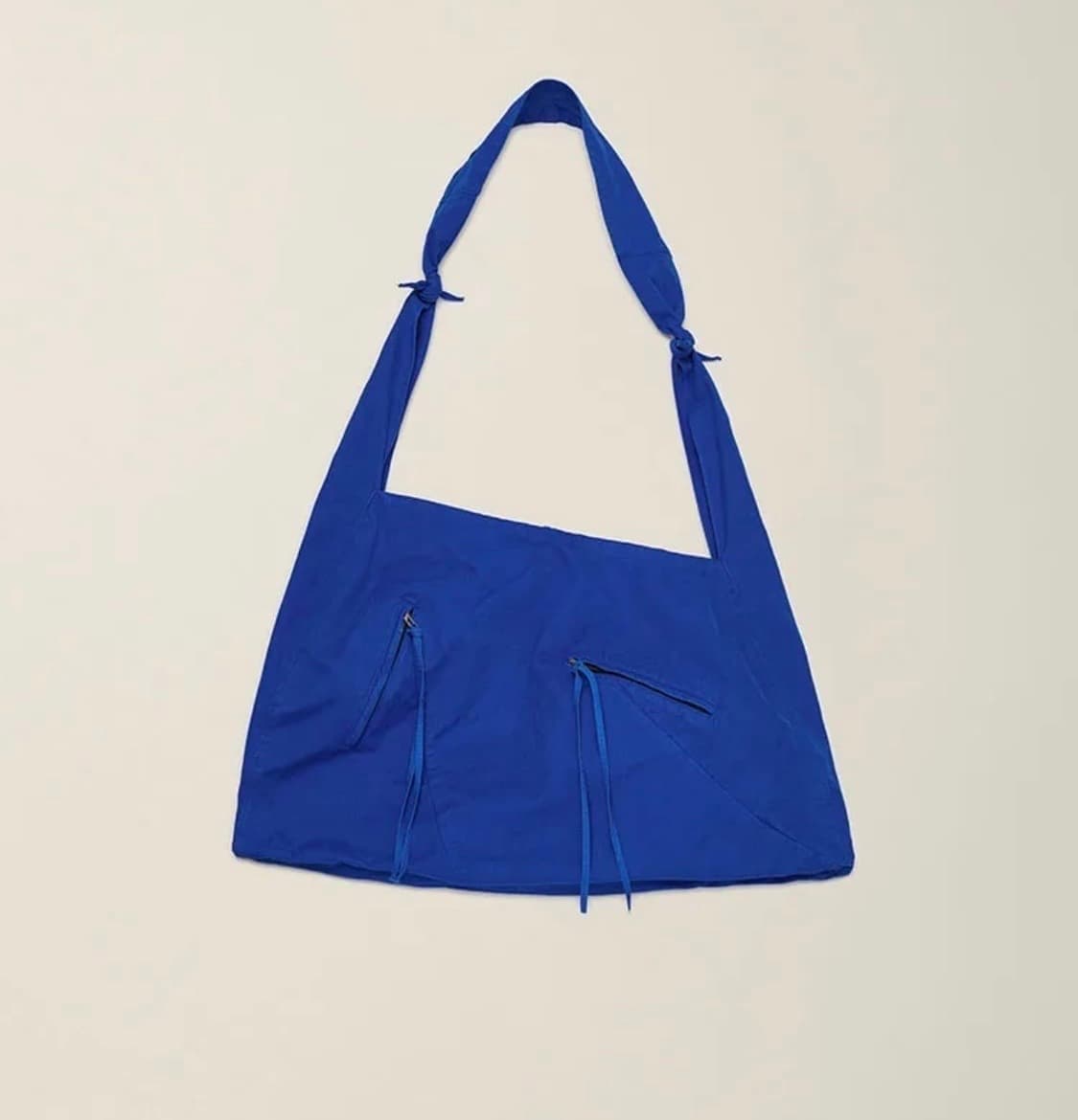 [EE] NOUVMAREE 가먼트 다이드 2Way 토트백(블루) 상품이미지3