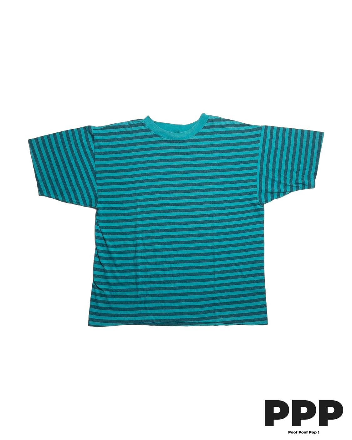 90‘s 빈티지 스트라이프 보더 티셔츠 상품이미지1