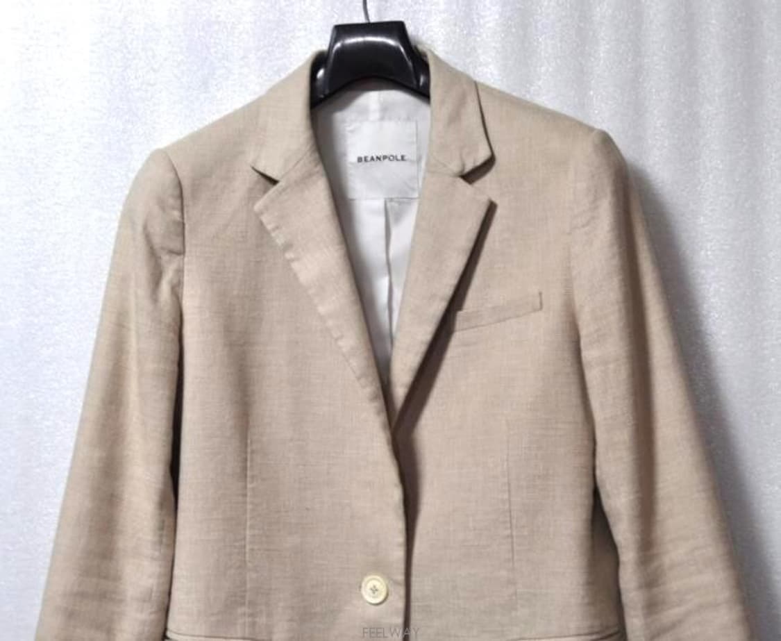 빈폴/여성원버튼린넨혼방자켓(사이즈55반) 상품이미지3