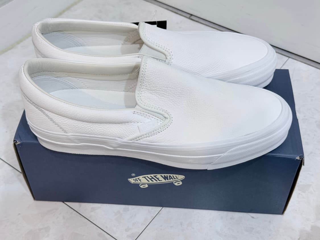 [285] 반스 슬립온 리이슈 98 레더 화이트 상품이미지3