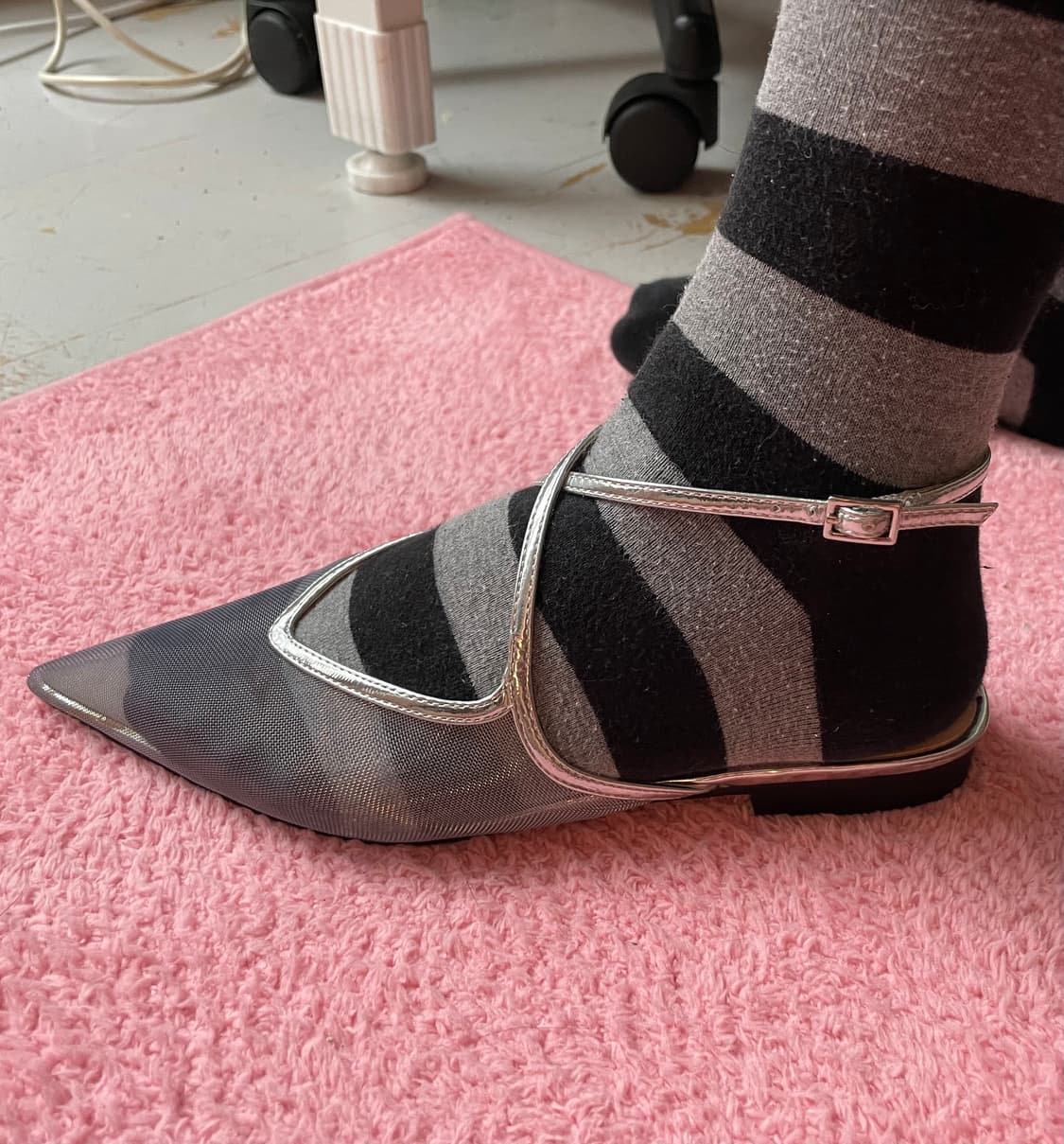 자라 실버 샌들 (35/225-30) 상품이미지7