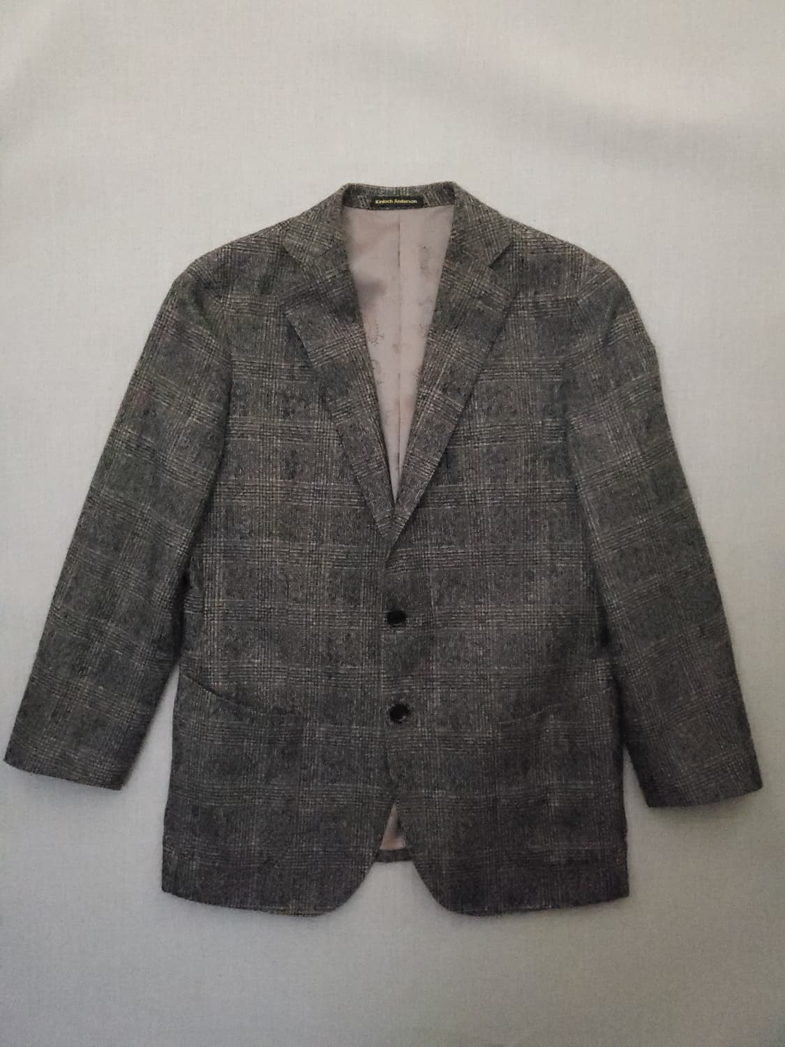 킨록앤더슨 체크 울 자켓 L 상품이미지1