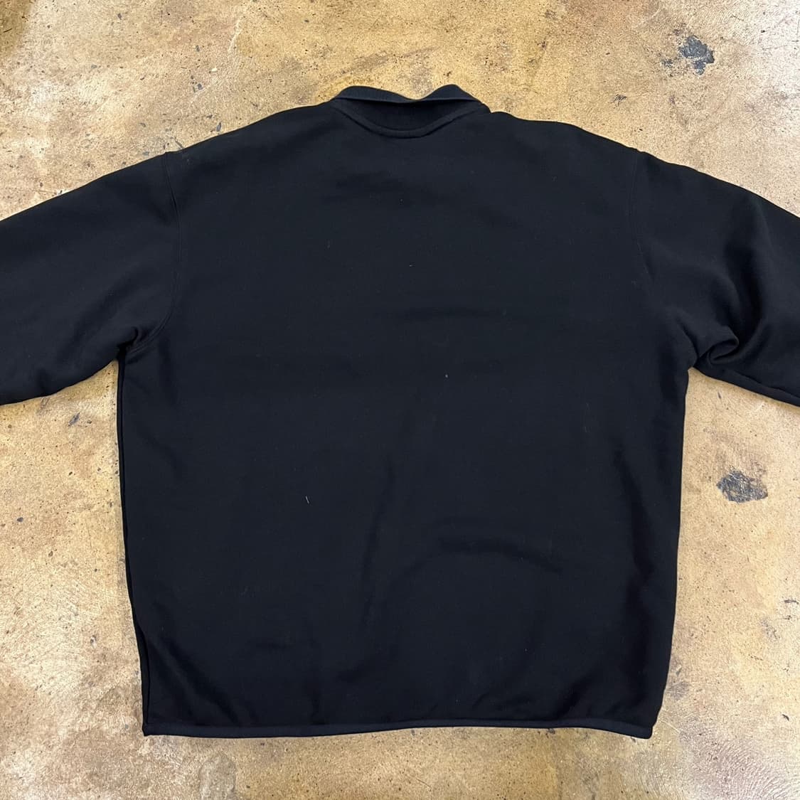 [정품/L] 골스튜디오 검정색 카라넥 맨투맨 티셔츠 b18 상품이미지4