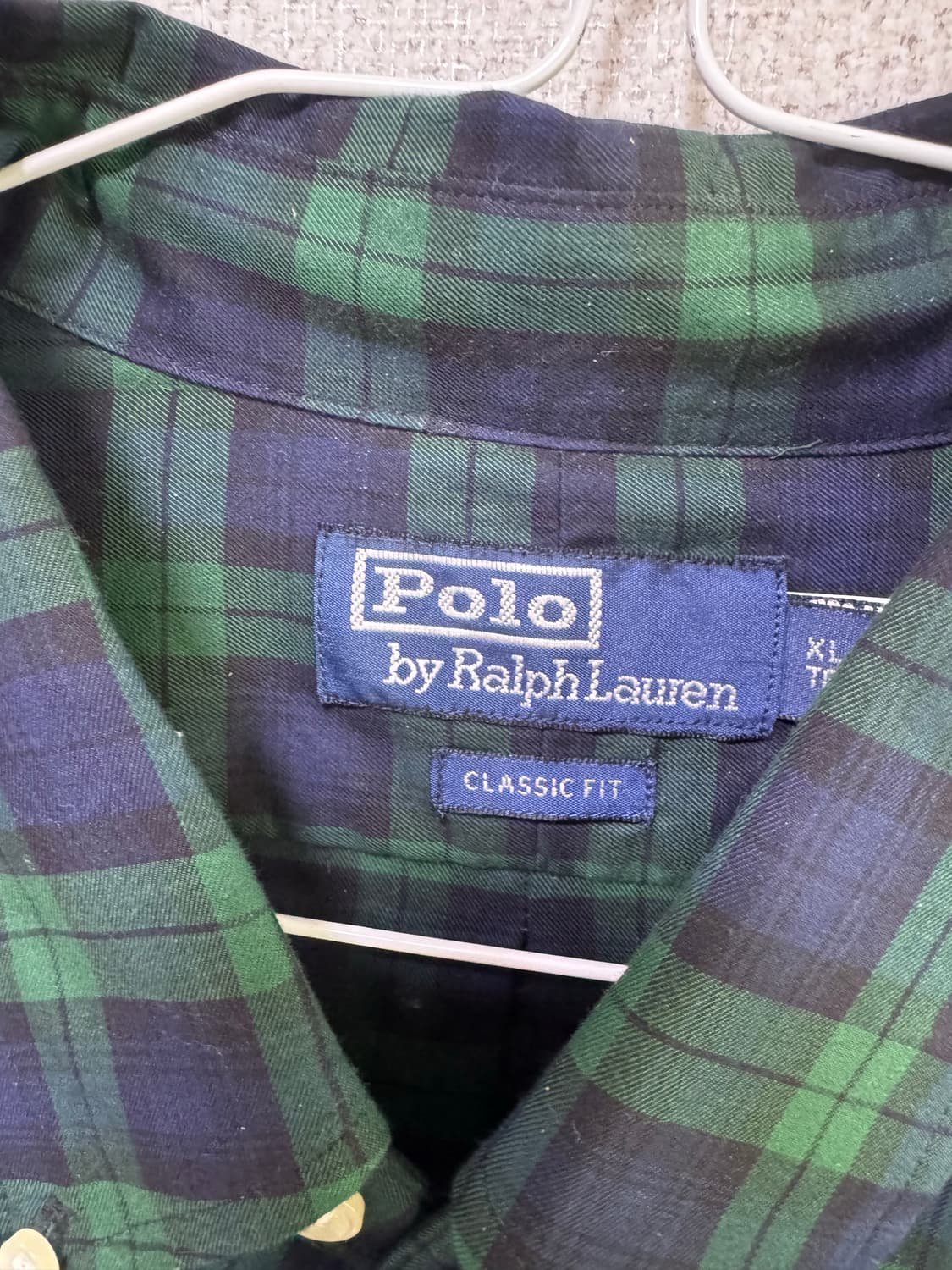 폴로 랄프로렌 체크 셔츠 XL ( 새제품) 상품이미지9