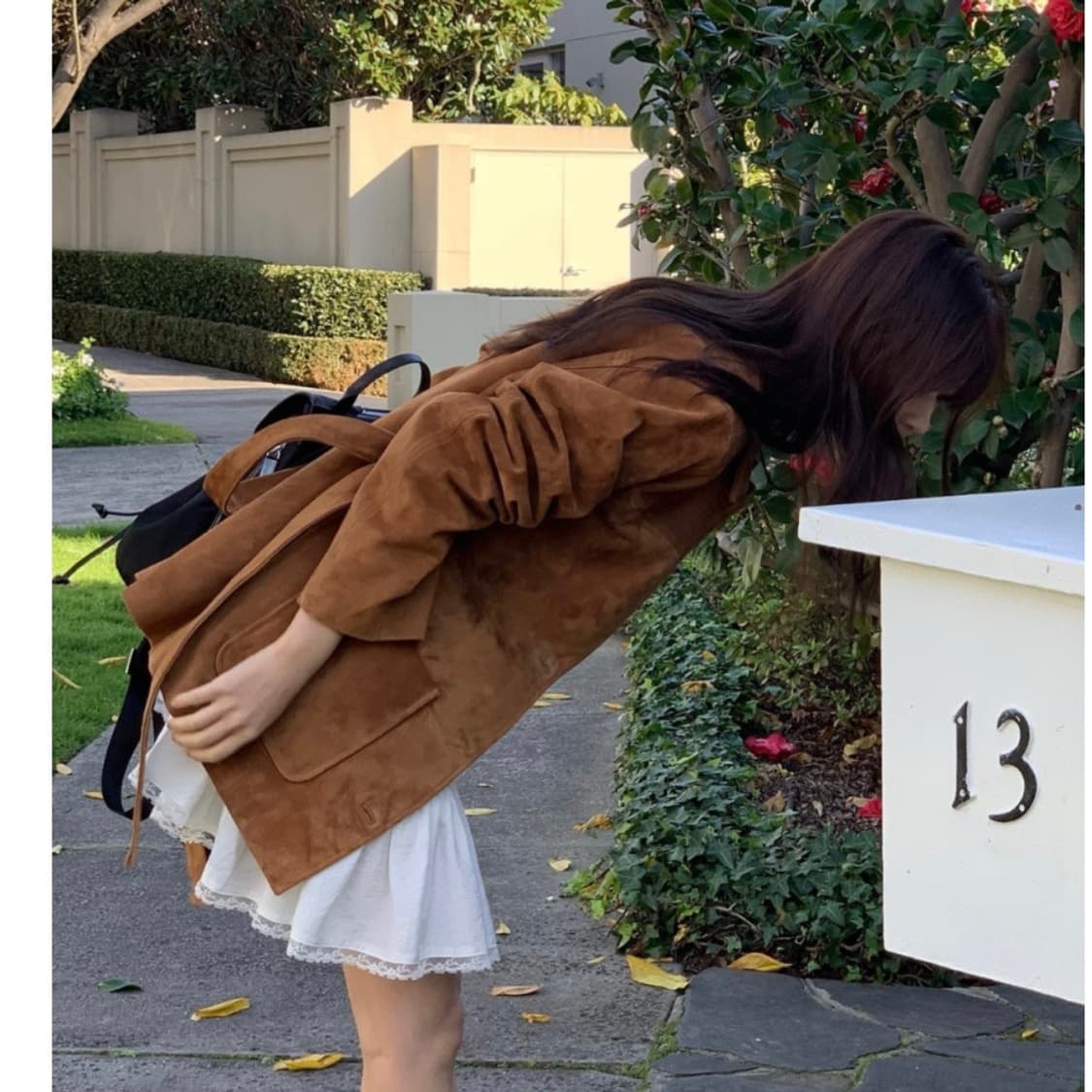 베르가못 고트 가죽 자켓 브라운컬러 새상품 상품이미지5