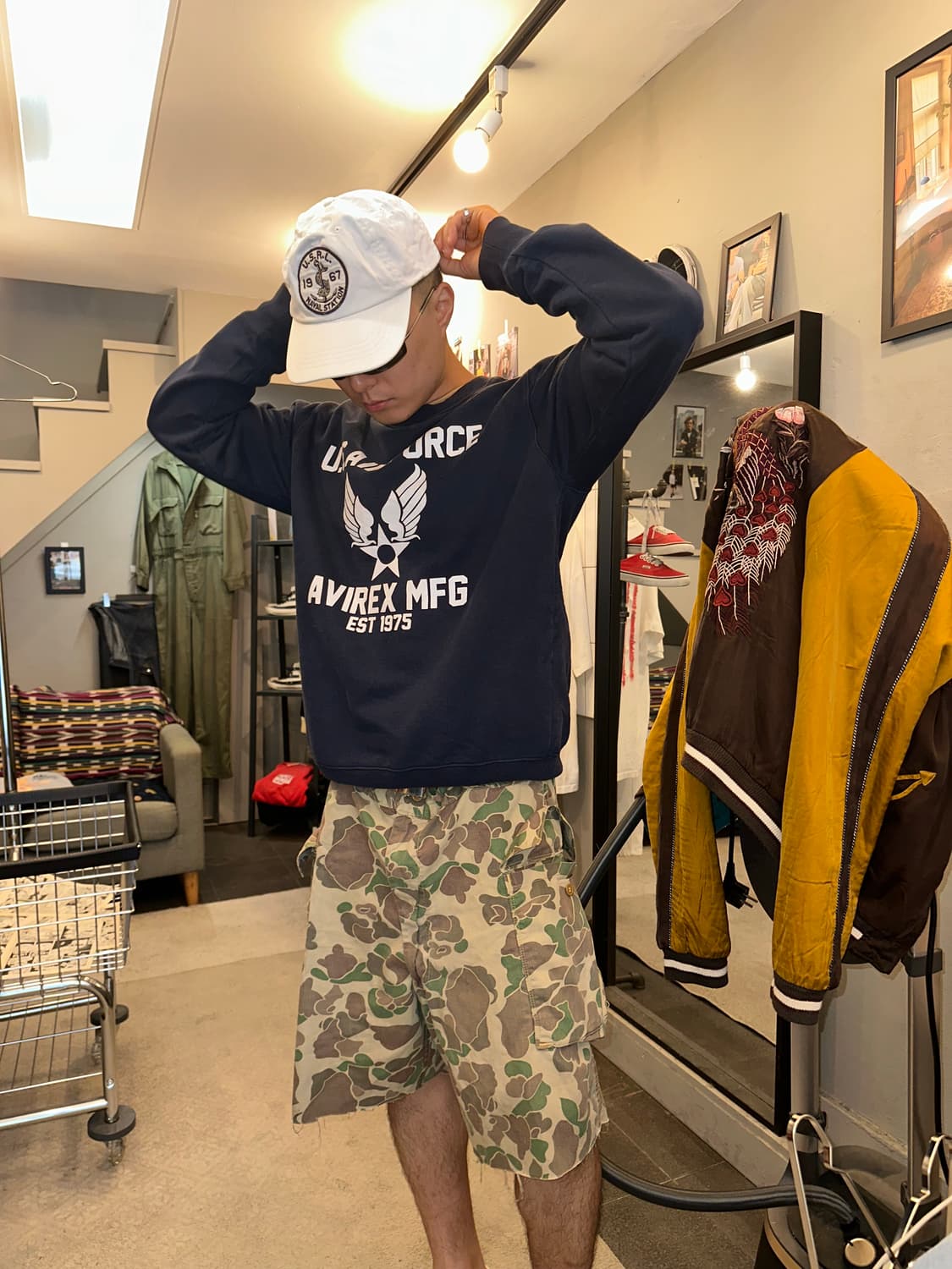 Avirex U.S. Air Force logo sweatshirt 상품이미지1
