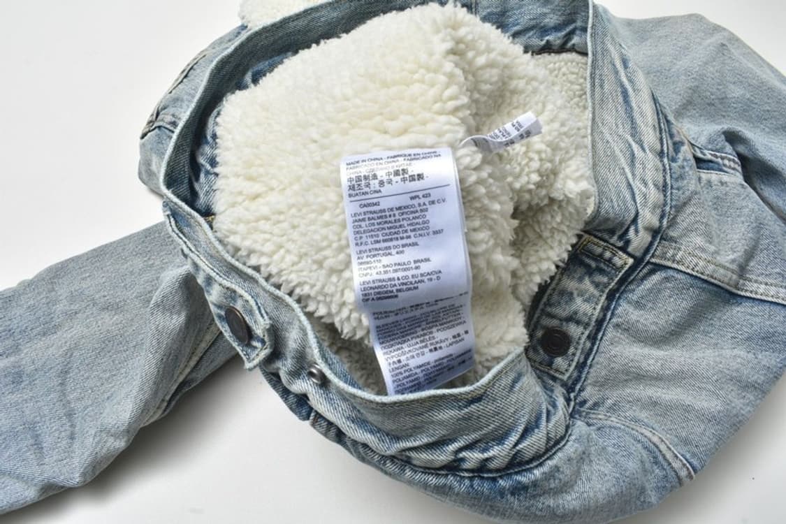 리바이스 쉐르파 트러커 청자켓 S N1173 상품이미지5