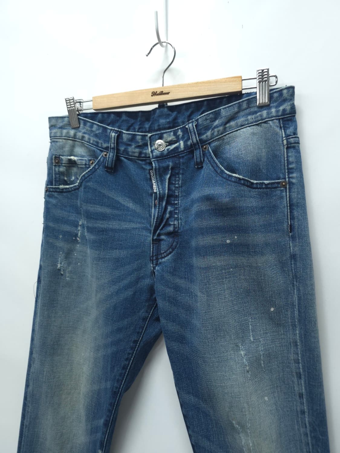 디스퀘어드2 오렌지 롤업 워싱진 ( 46/ 30~32 ) 상품이미지2