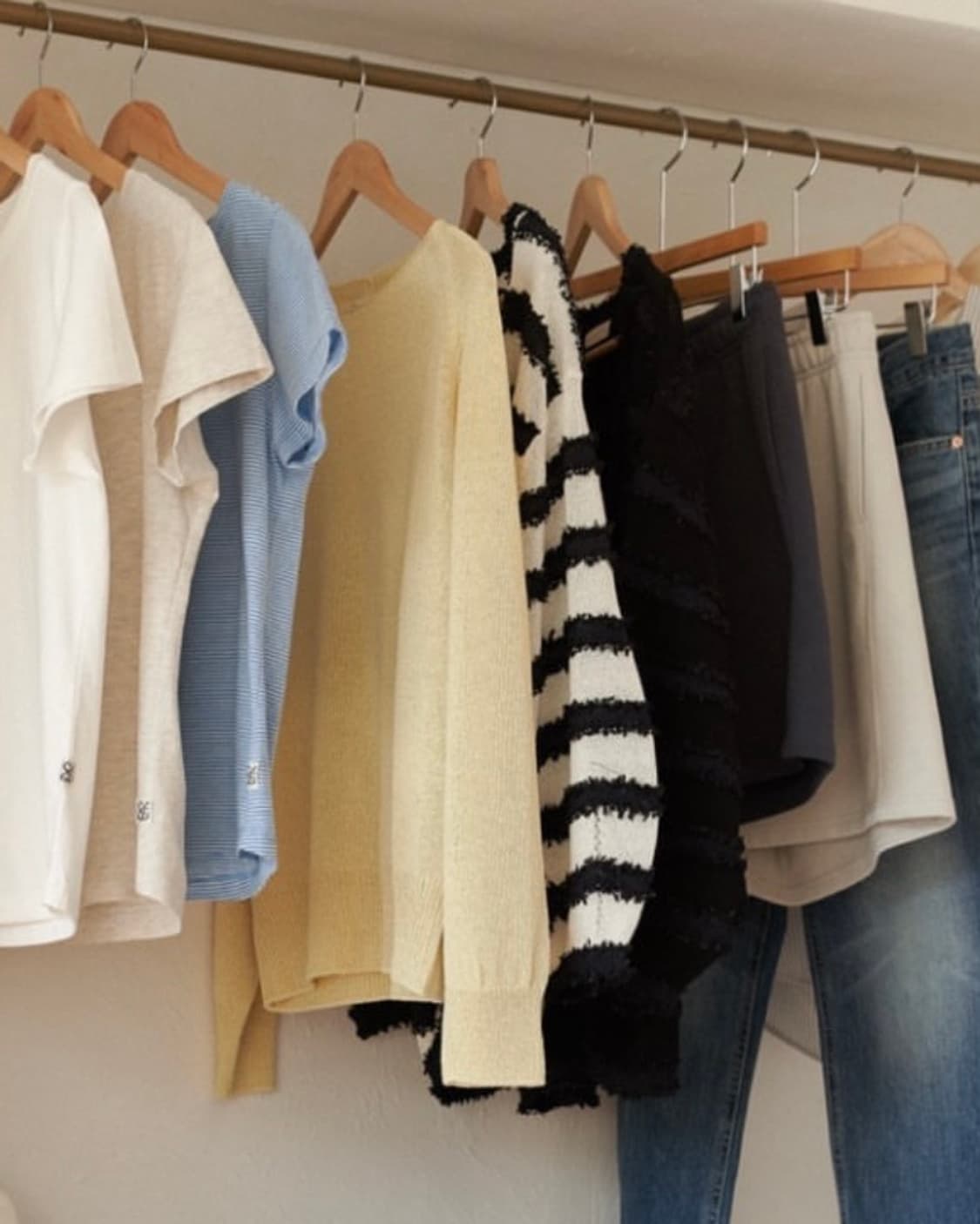 더버터크림 스트라이프 가디건 상품이미지5