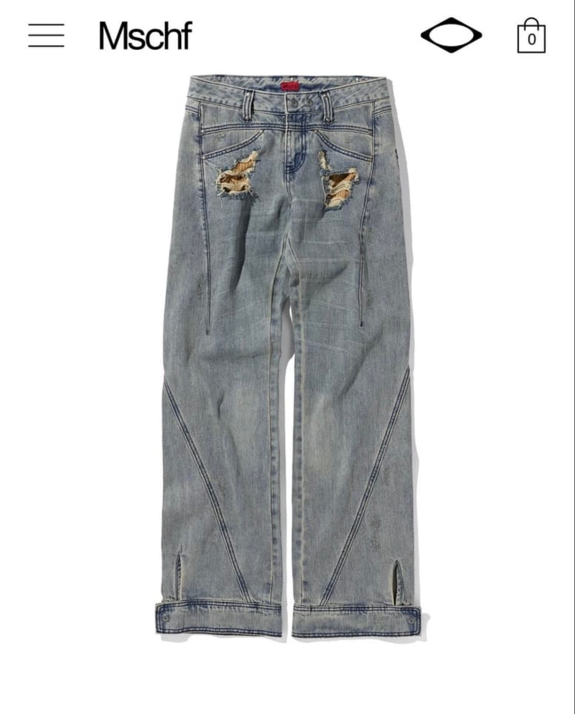 미스치프 ANATOMIE JEAN_BLUE GREY 상품이미지1