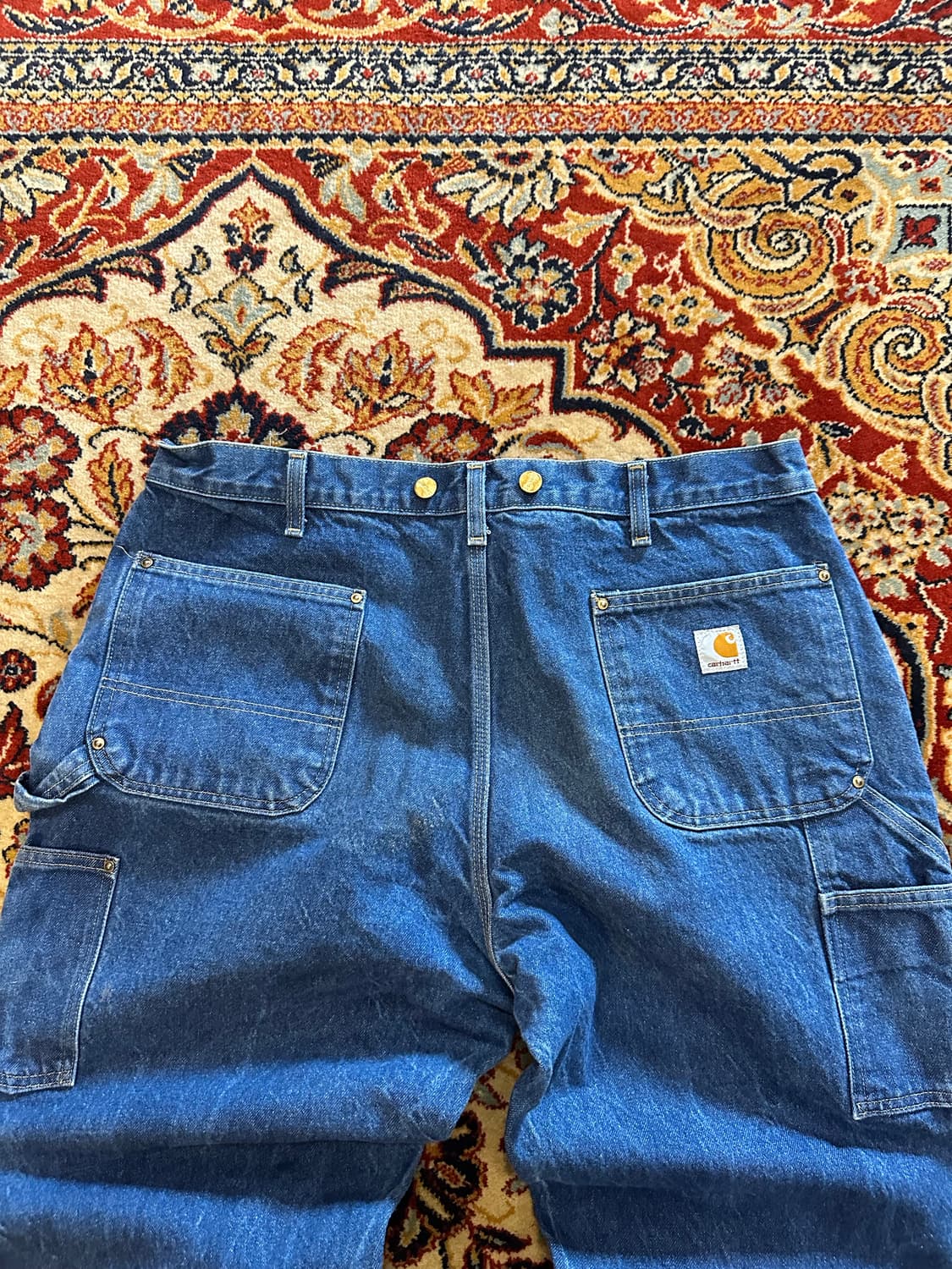 Carhartt B07 데님 더블니 워크 팬츠 - 40X30 상품이미지7