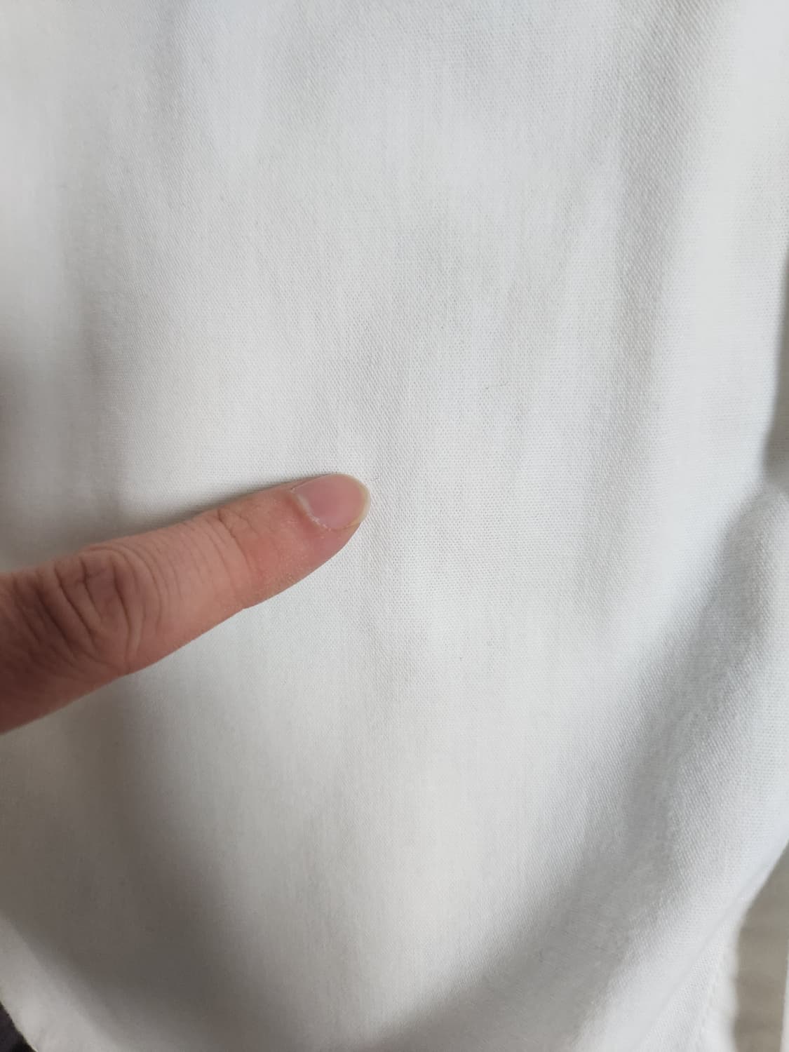 오어슬로우 화이트 샴브레이셔츠 4사이즈 상품이미지10