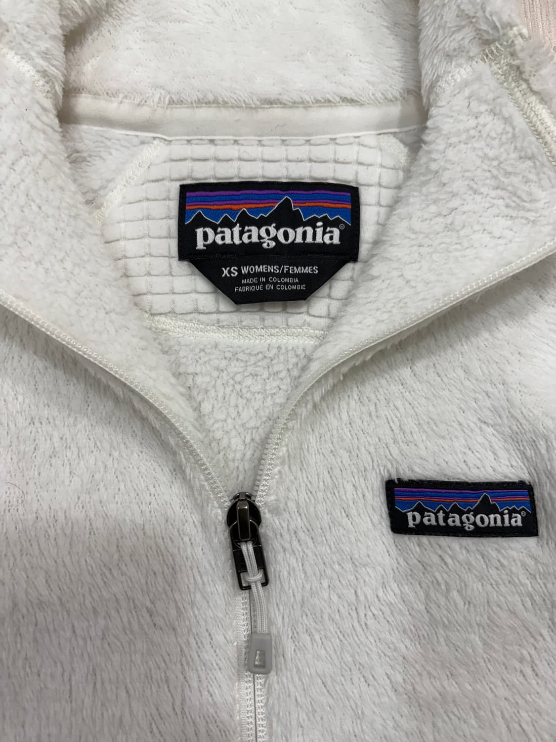 파타고니아 여성 폴라텍 R시리즈 플리스 집업 자켓 아이보리 상품이미지4