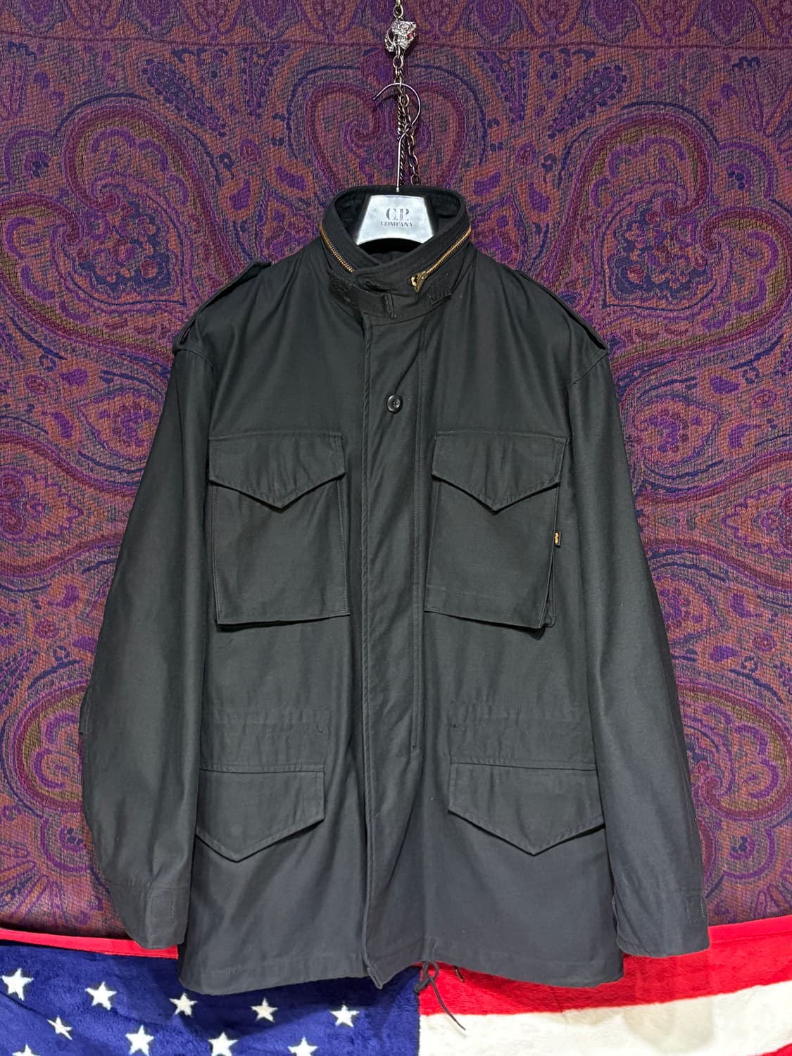 알파 m-65 필드자켓 블랙 상품이미지1