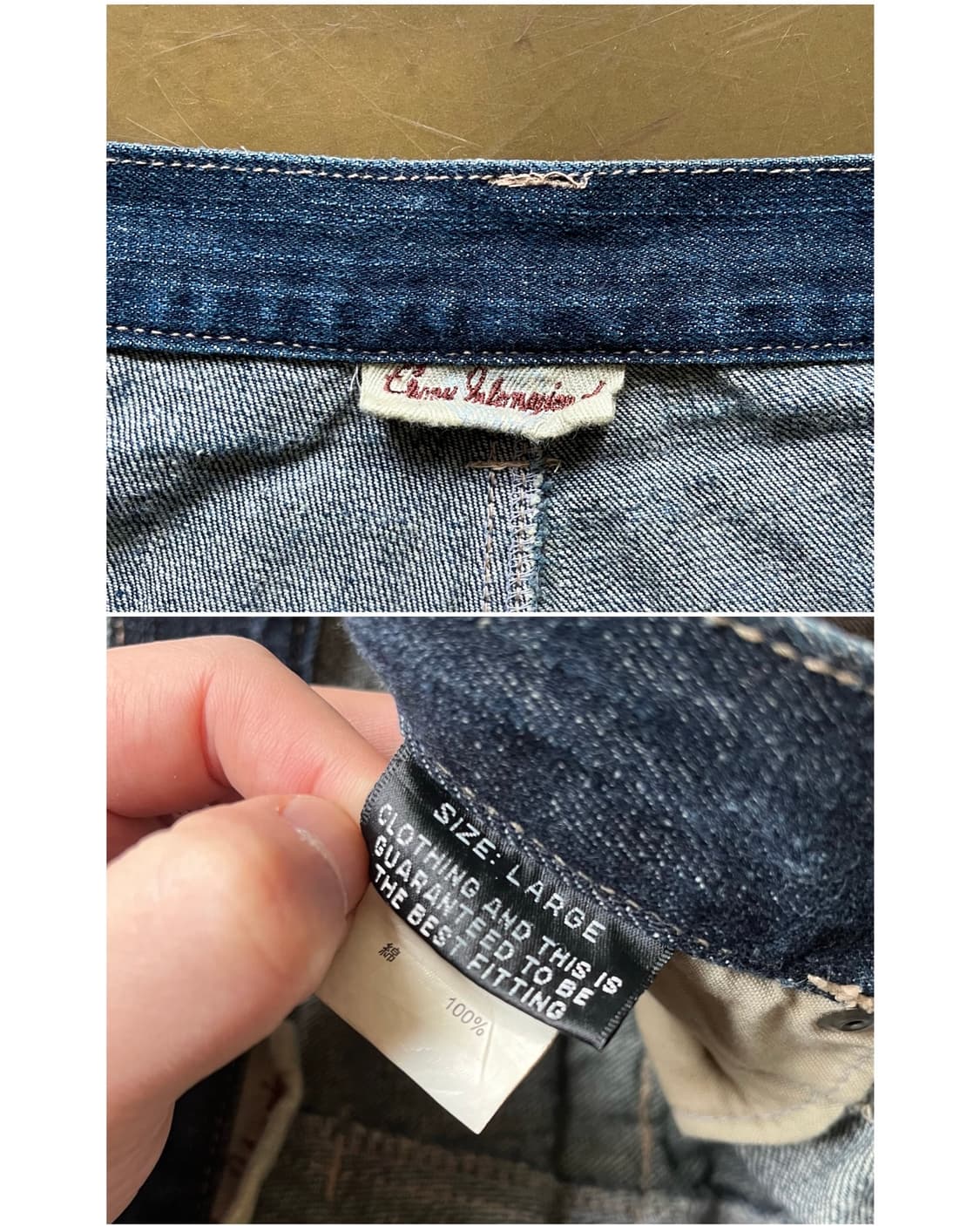 90s GUMU International 2-Waist Denim 상품이미지8