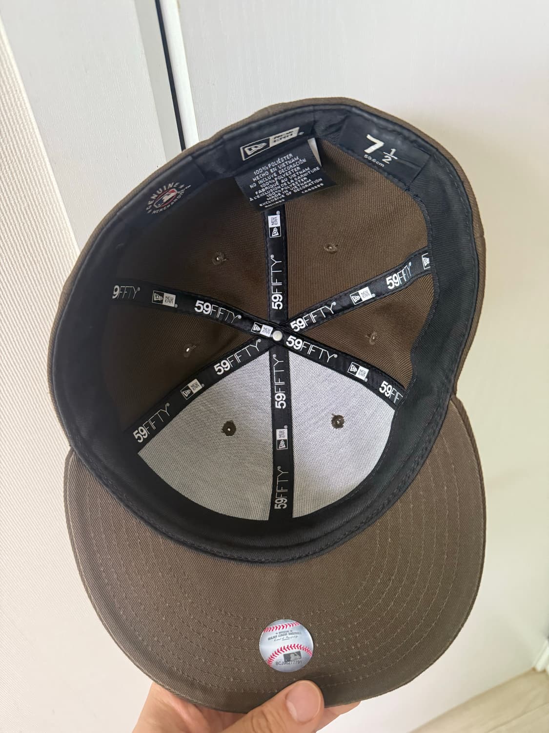 뉴에라 59fifty 뉴욕양키스 월넛 브라운 712 상품이미지4