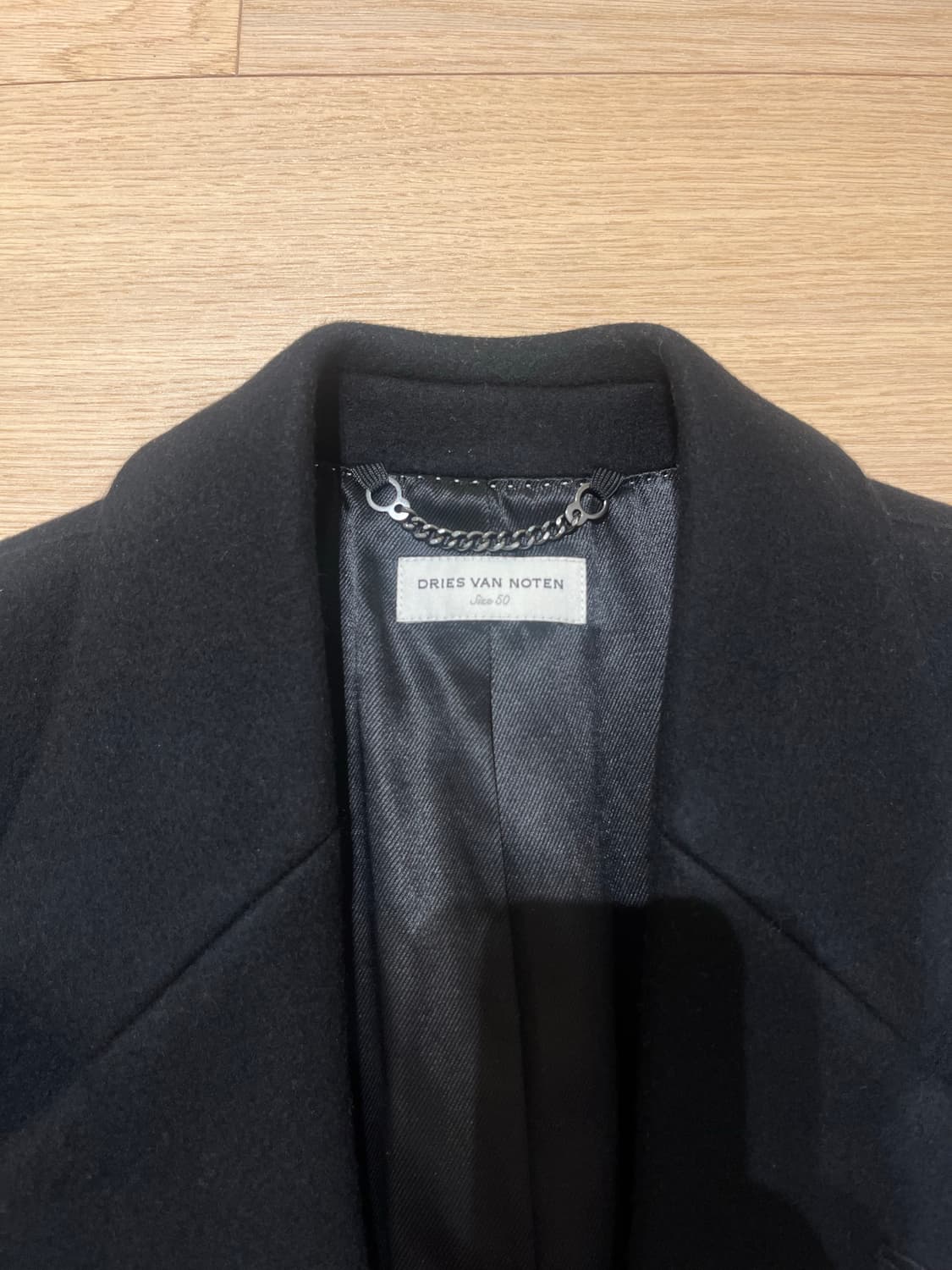 Dries Van Noten 드리스반노튼 블랙 코트 50 상품이미지2