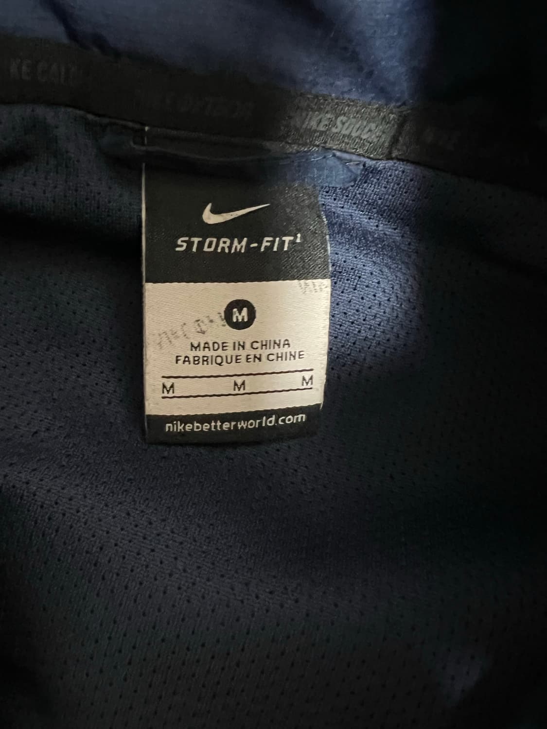 13-14 나이키 맨시티 맨체스터시티 네이비 바람막이 자켓 상품이미지3