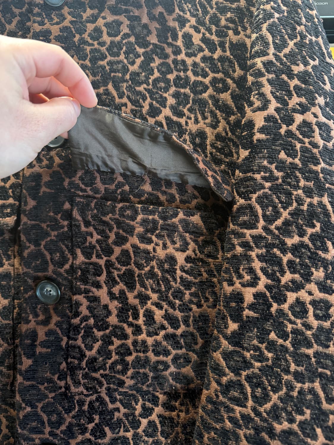 토프 레오파드 자카드 자켓 1(L) 상품이미지5