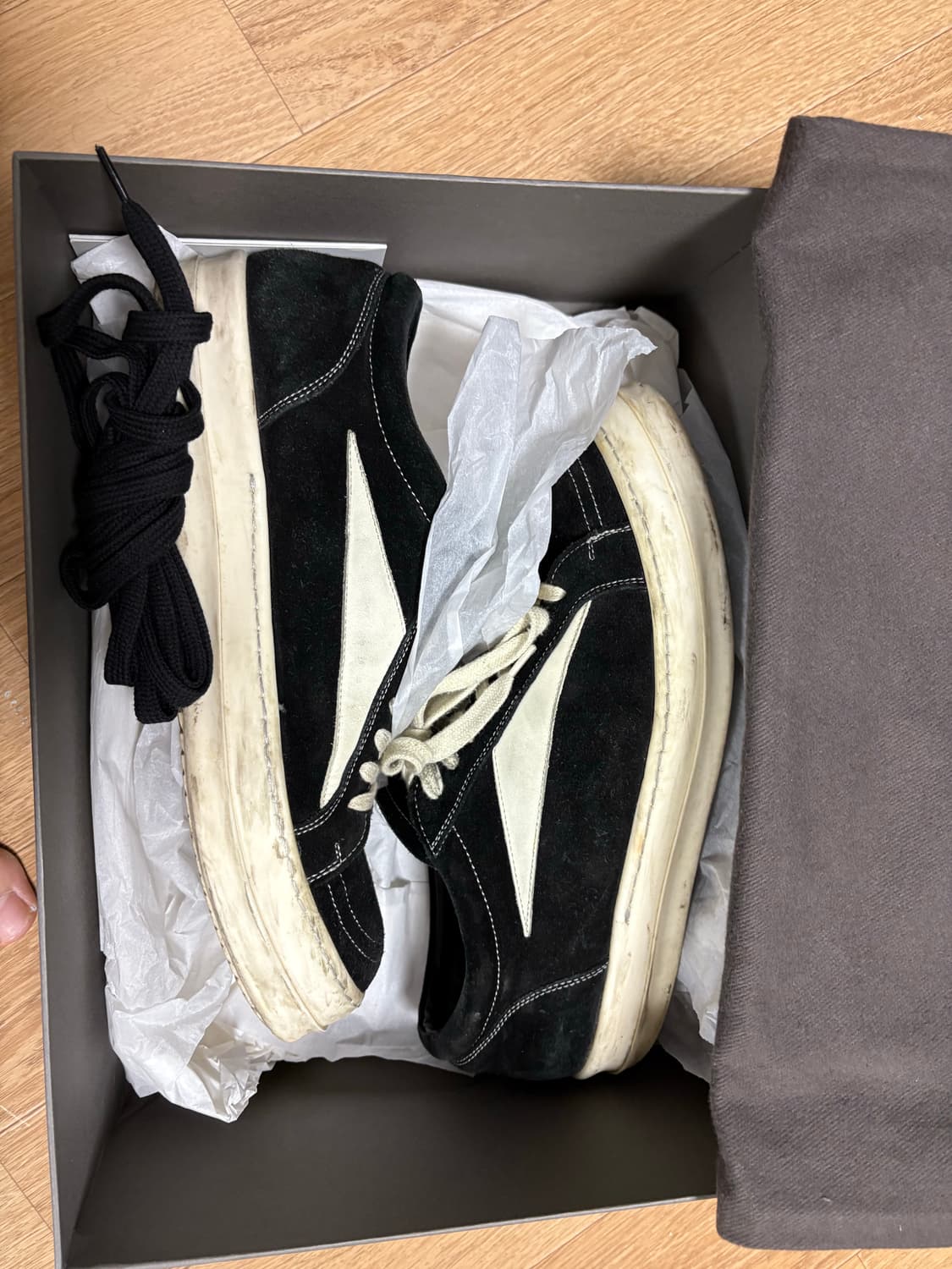 릭오웬스 반스 스웨이드 42 상품이미지6