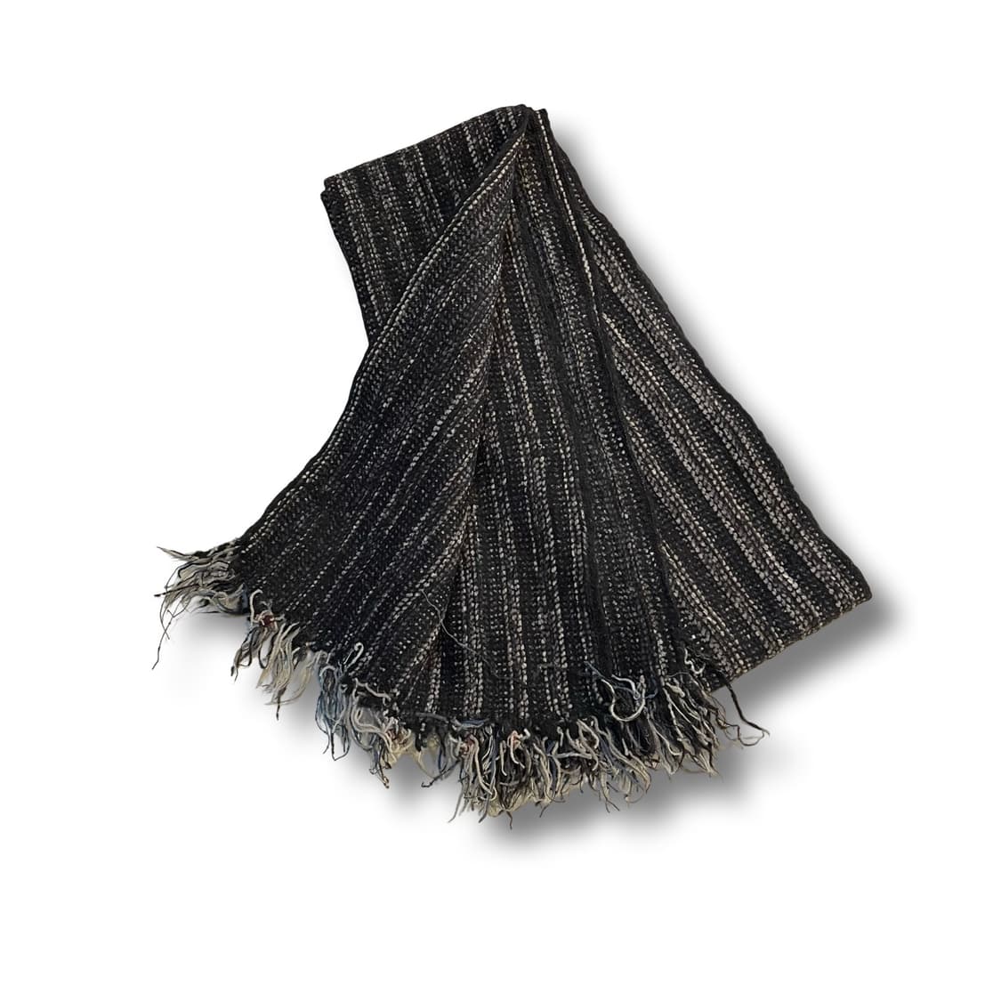 미쏘니 블랙 스트라이프 울 혼방 머플러 상품이미지3