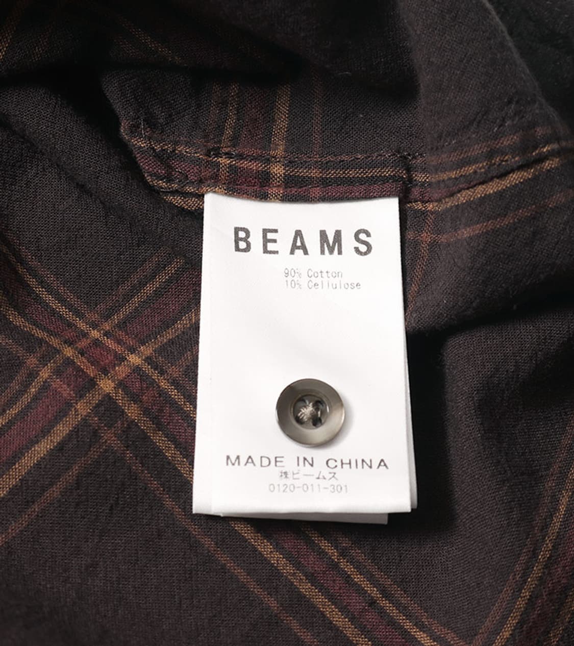 BEAMS - SMOKE CHECK EASY SHIRT 상품이미지8
