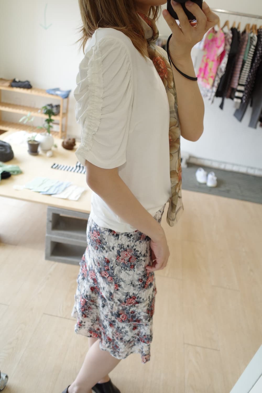 shirring T-shirt  상품이미지2