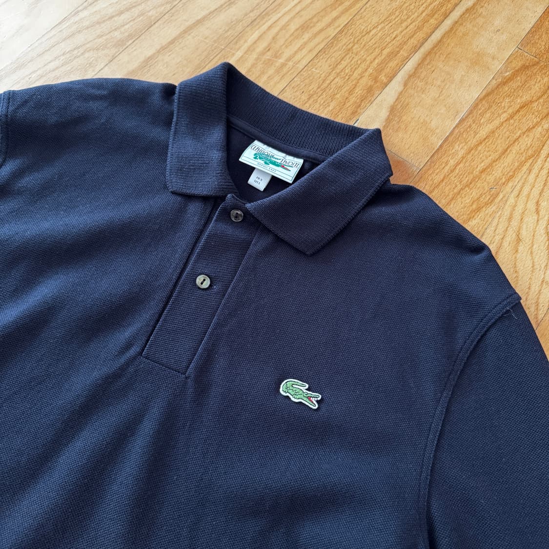 라코스테 폴로 긴팔 클래식핏 네이비 L 상품이미지2