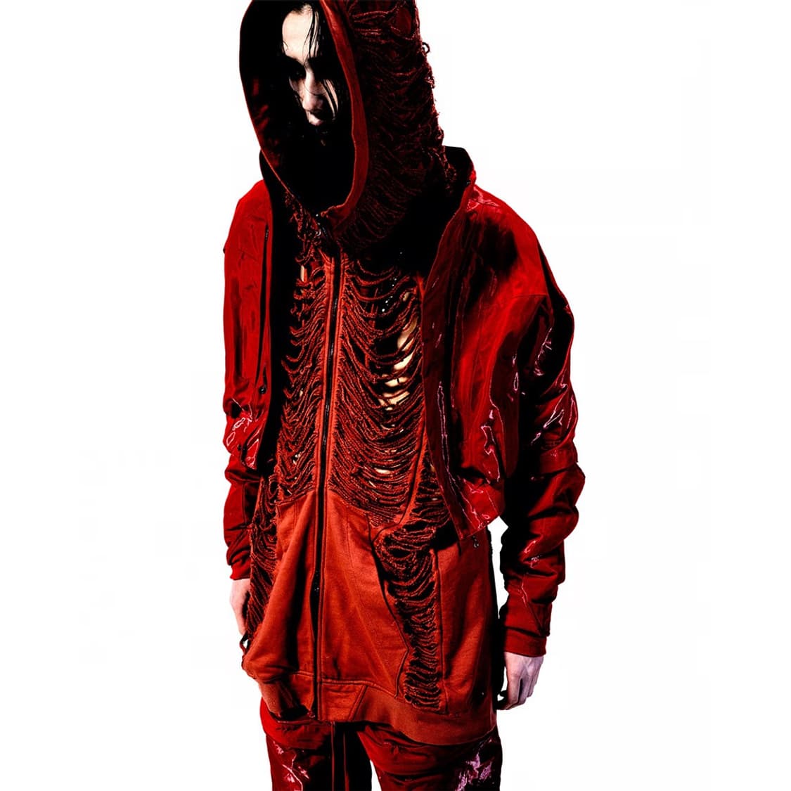 율리우스 디스트레스드 슬리브리스 탑 상품이미지5