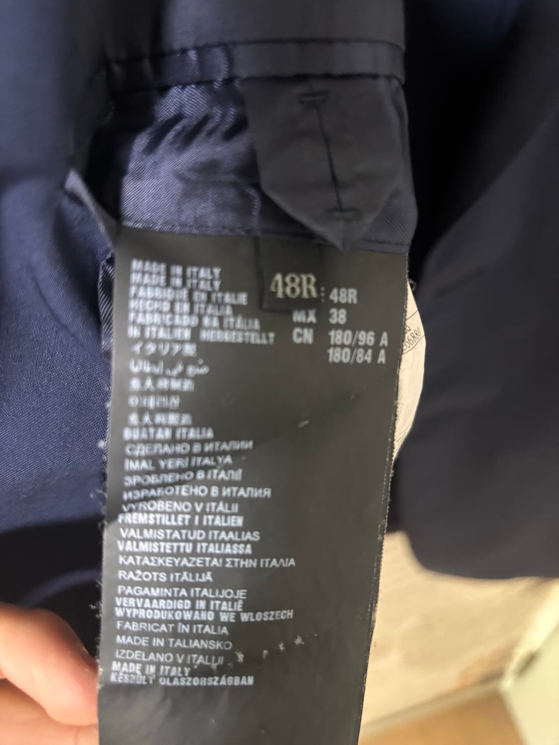 프라다 UAD407 네이비 수트 상품이미지3