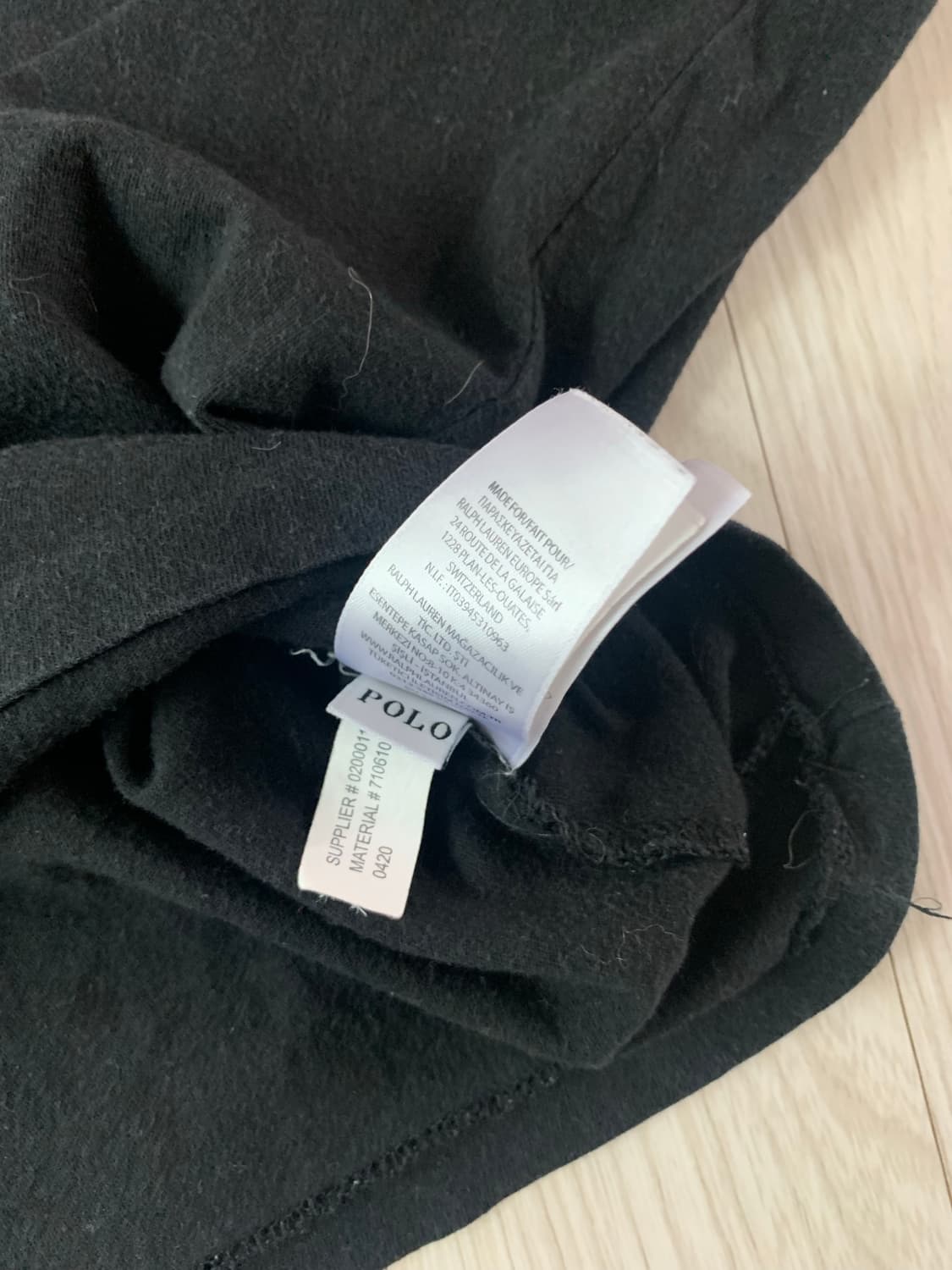 폴로 랄프로렌 블랙 반팔 상품이미지3