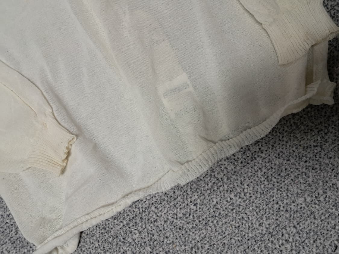 릭오웬스 아이보리 색상 니트  상품이미지2