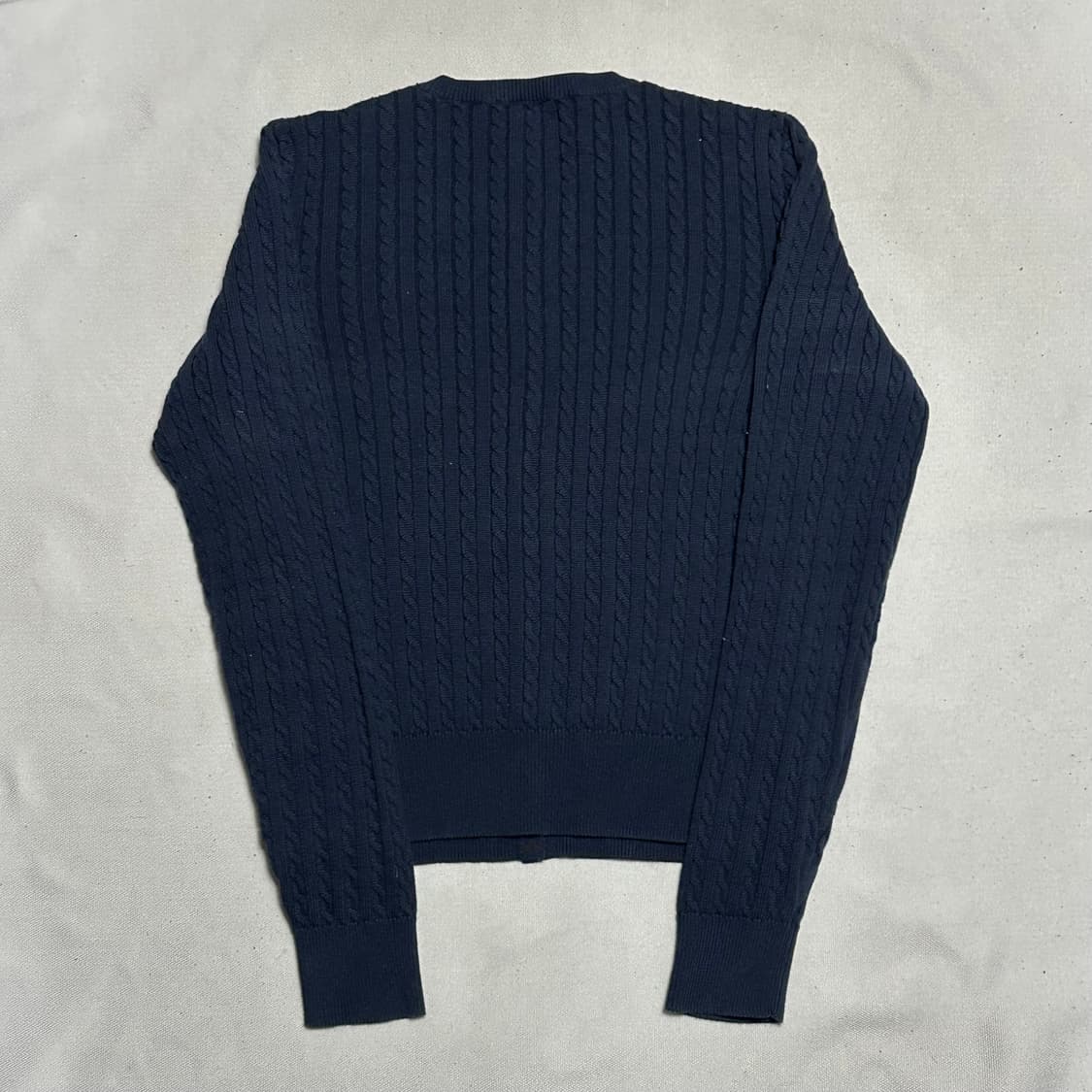 XL 폴로랄프로렌 여성용 네이비 케이블 가디건 상품이미지3