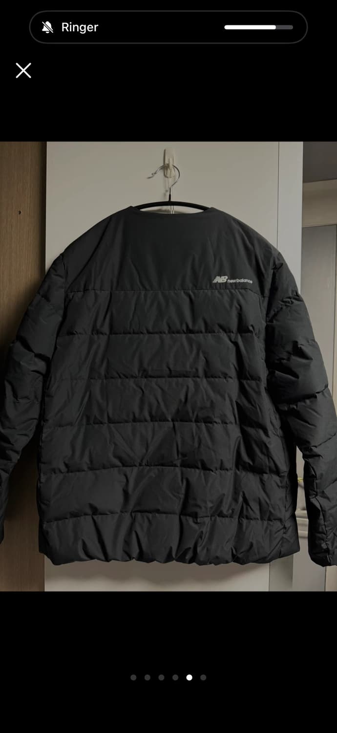 뉴발란스 UNI 액티브 구스 경량 패딩 M(남여공용) 상품이미지5