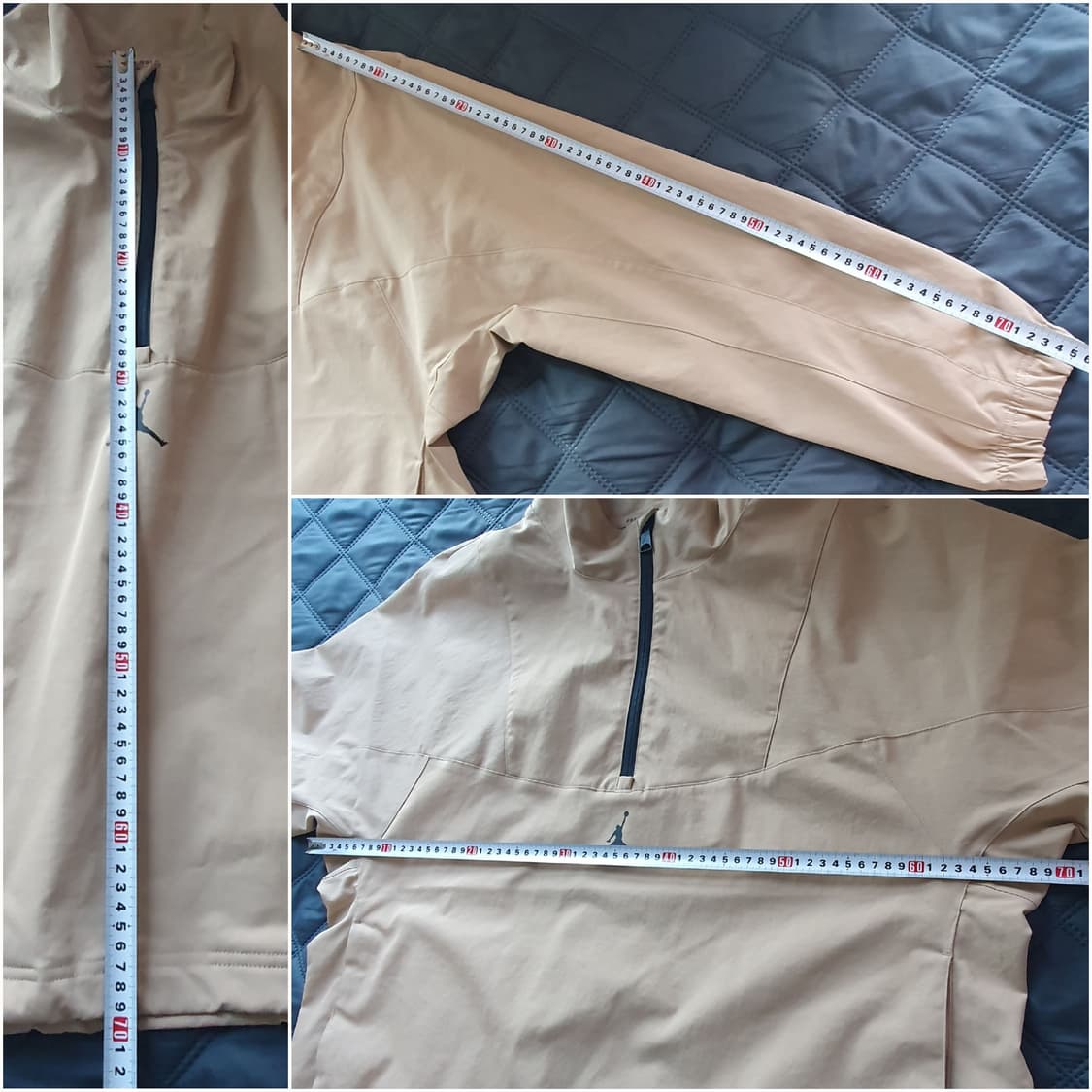 새제품XL(110)나이키 조던 골프 아노락 바람막이 자켓 베이지 브라운 상품이미지10