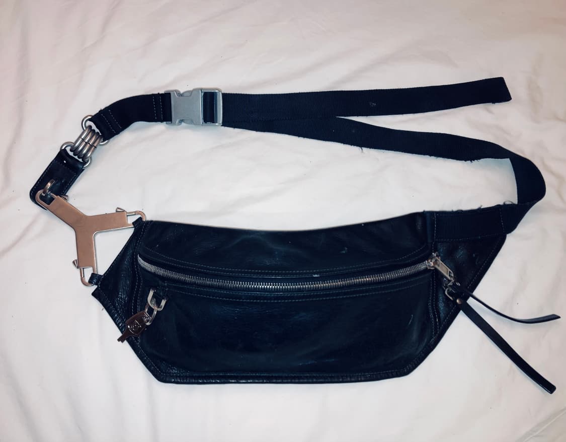 릭오웬스 레더 백 RICK OWENS Cerberus leather b 상품이미지4