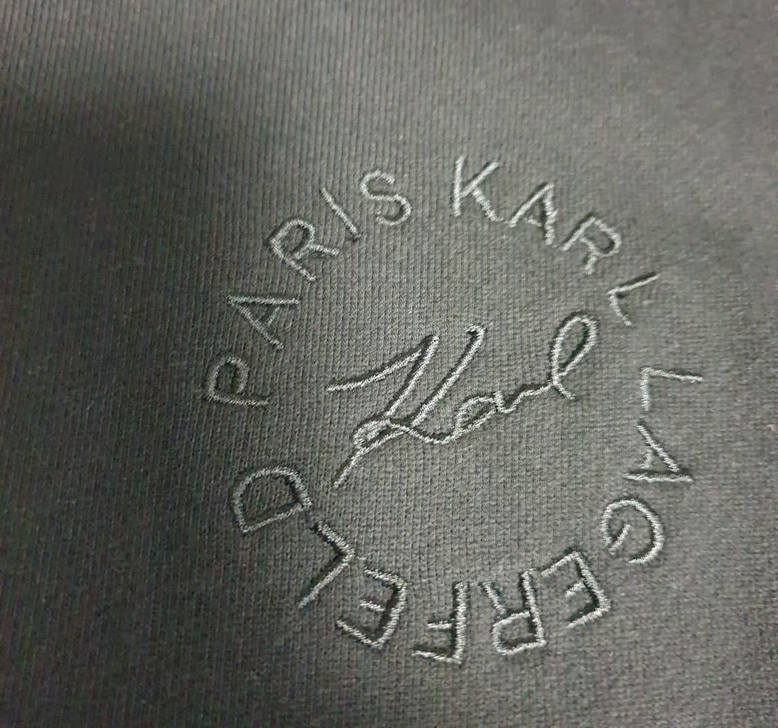 칼 라거펠트 파리 후드집업 조거팬츠 셋업 블랙 (상:L 하:32인치) 상품이미지2