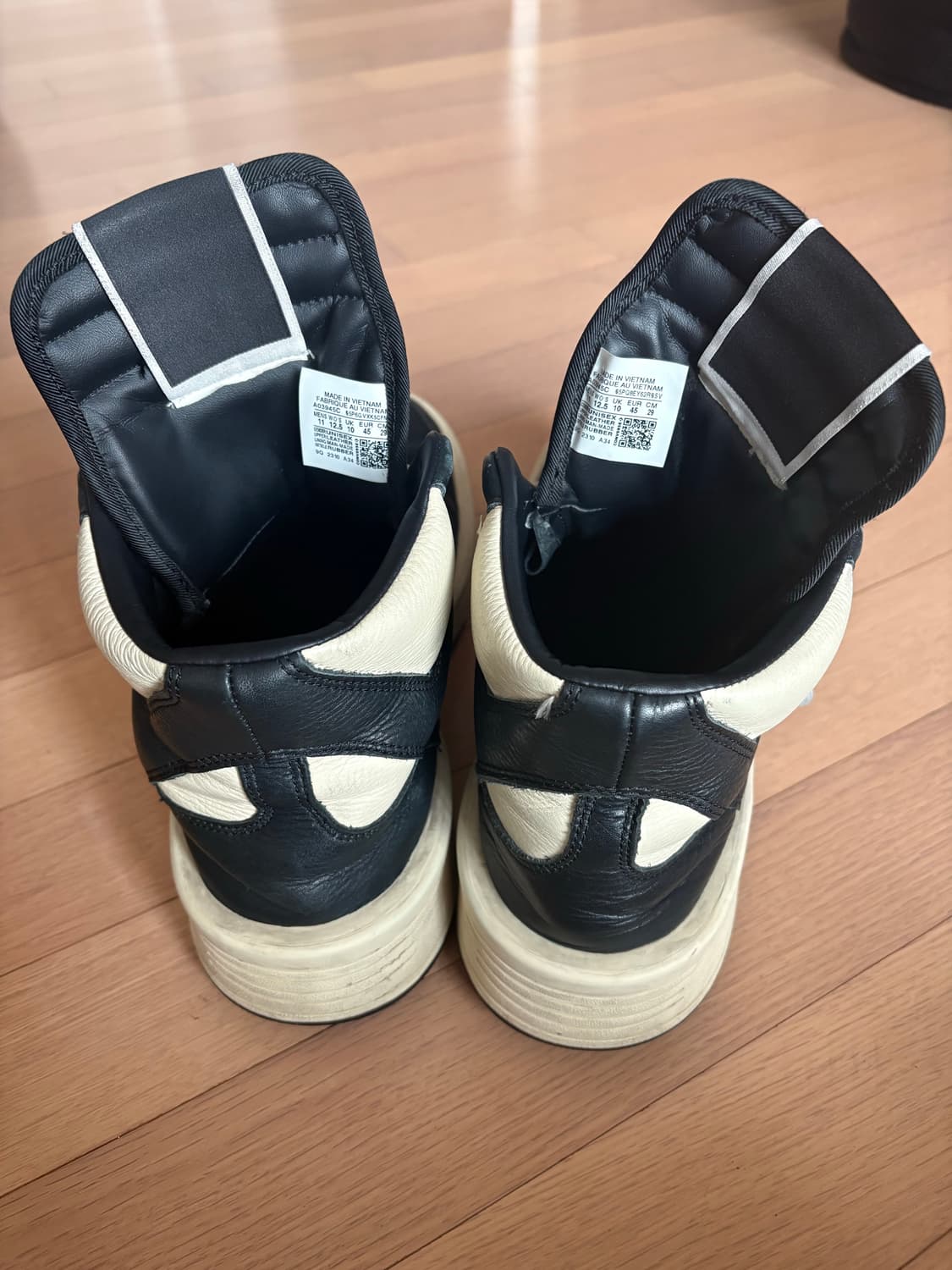 컨버스 x 다크쉐도우 터보웨폰 블랙 크림 상품이미지4