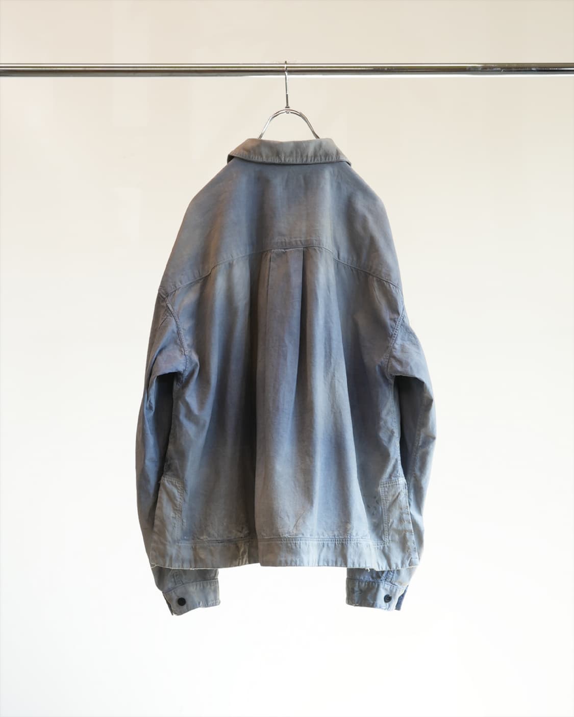 [1] ANCELLM 안셀름 샴브레이 셔츠 자켓 더스티 퍼플 상품이미지2