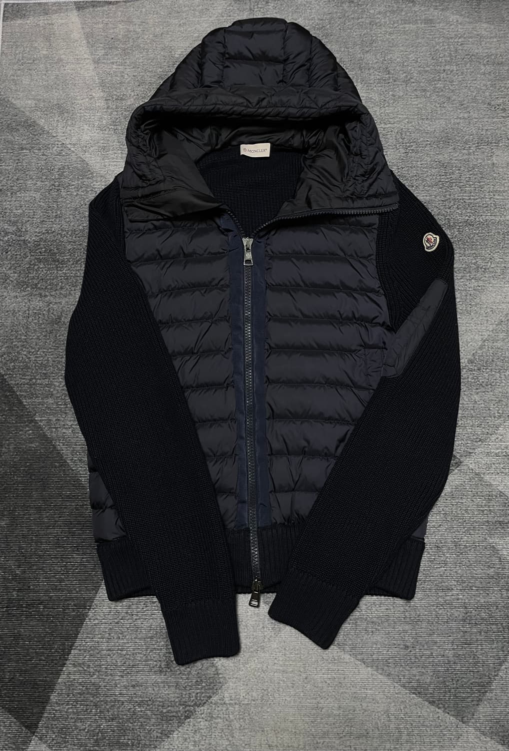 신세계백화점구매 {정품} 몽클레어 니트패딩 후드집업 가디건 상품이미지1