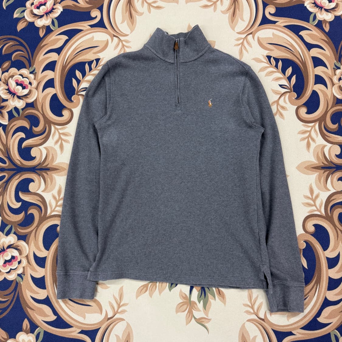 (S)폴로 랄프로렌 코튼 하프집업(차콜) 상품이미지1