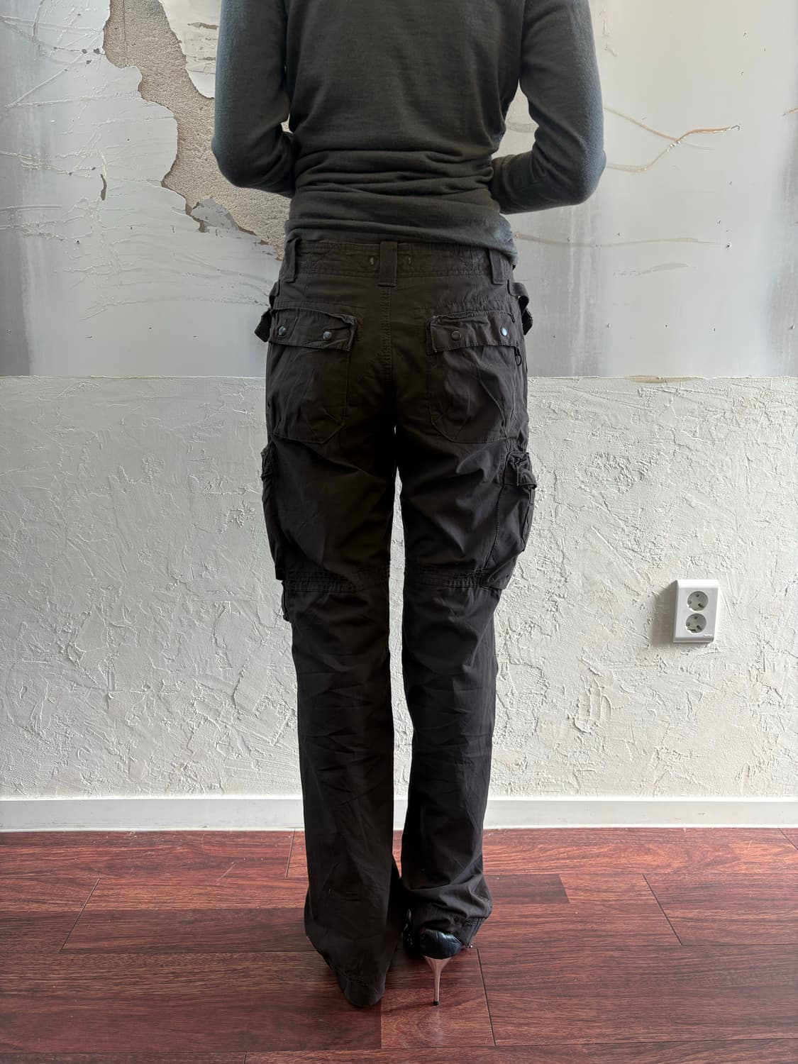 Dark Brown Cargo Pants 상품이미지4