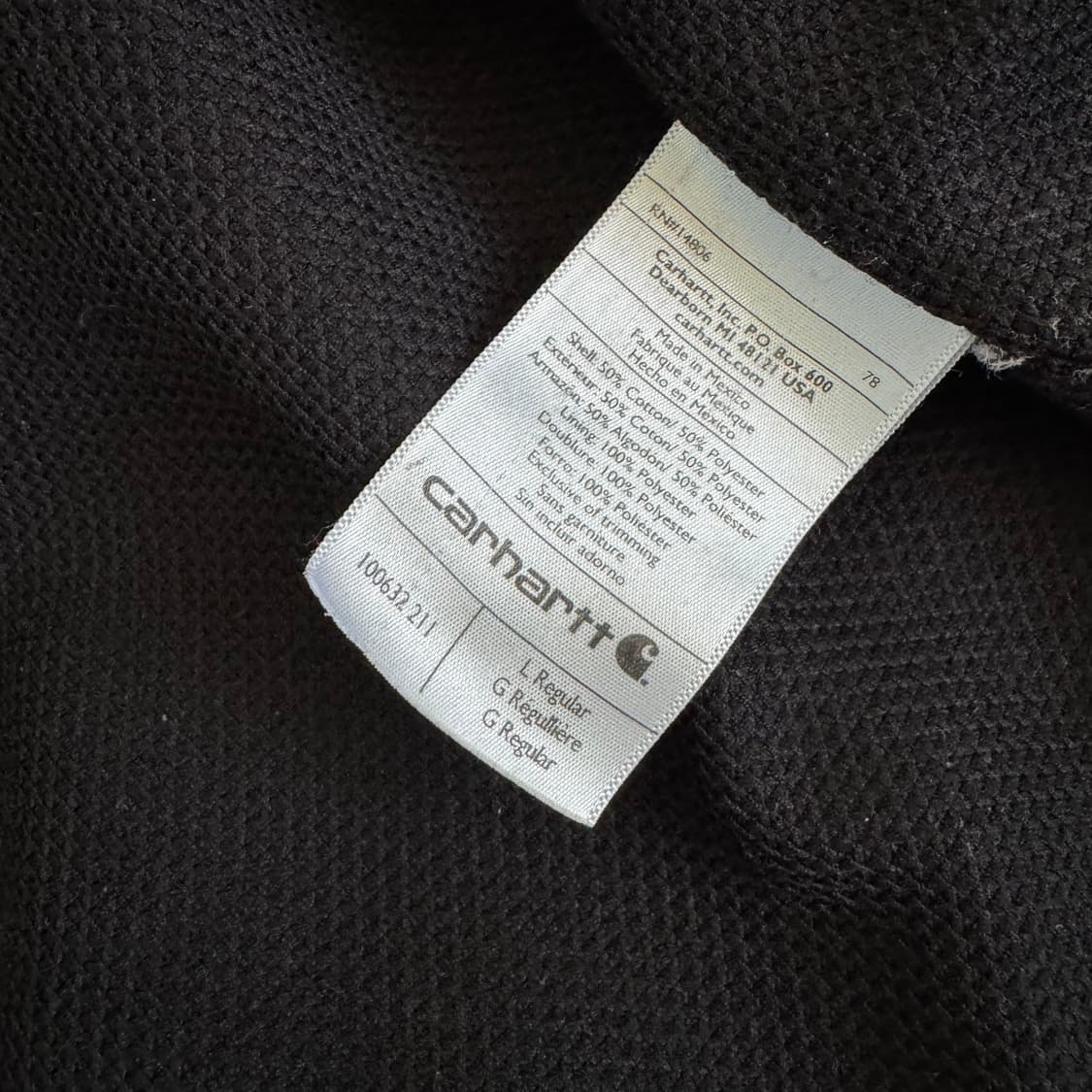 칼하트 써멀 후드집업 L사이즈 상품이미지4