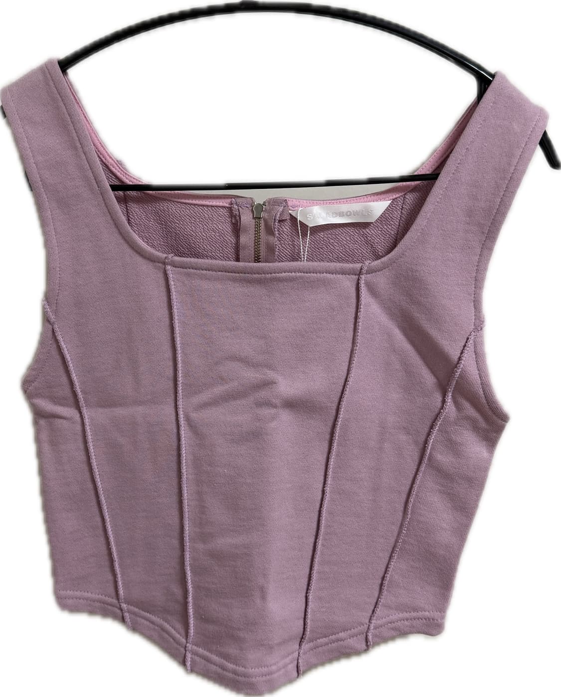 크롭 오픈 뷔스티에 상품이미지3