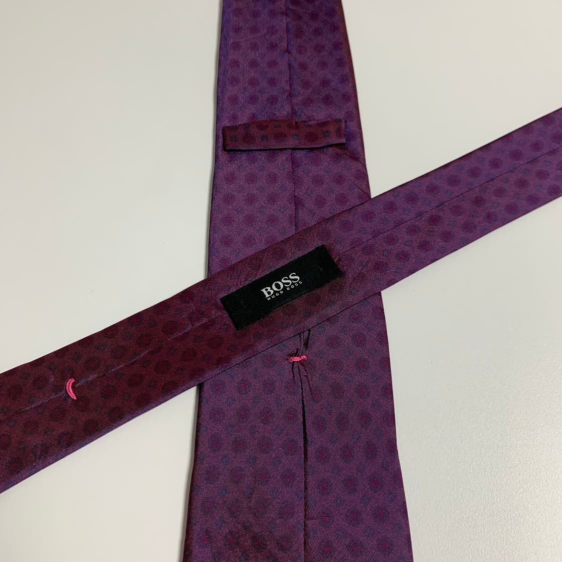 휴고보스(HUGO BOSS) 명품 정장넥타이 100실크 A+등급 상품이미지5