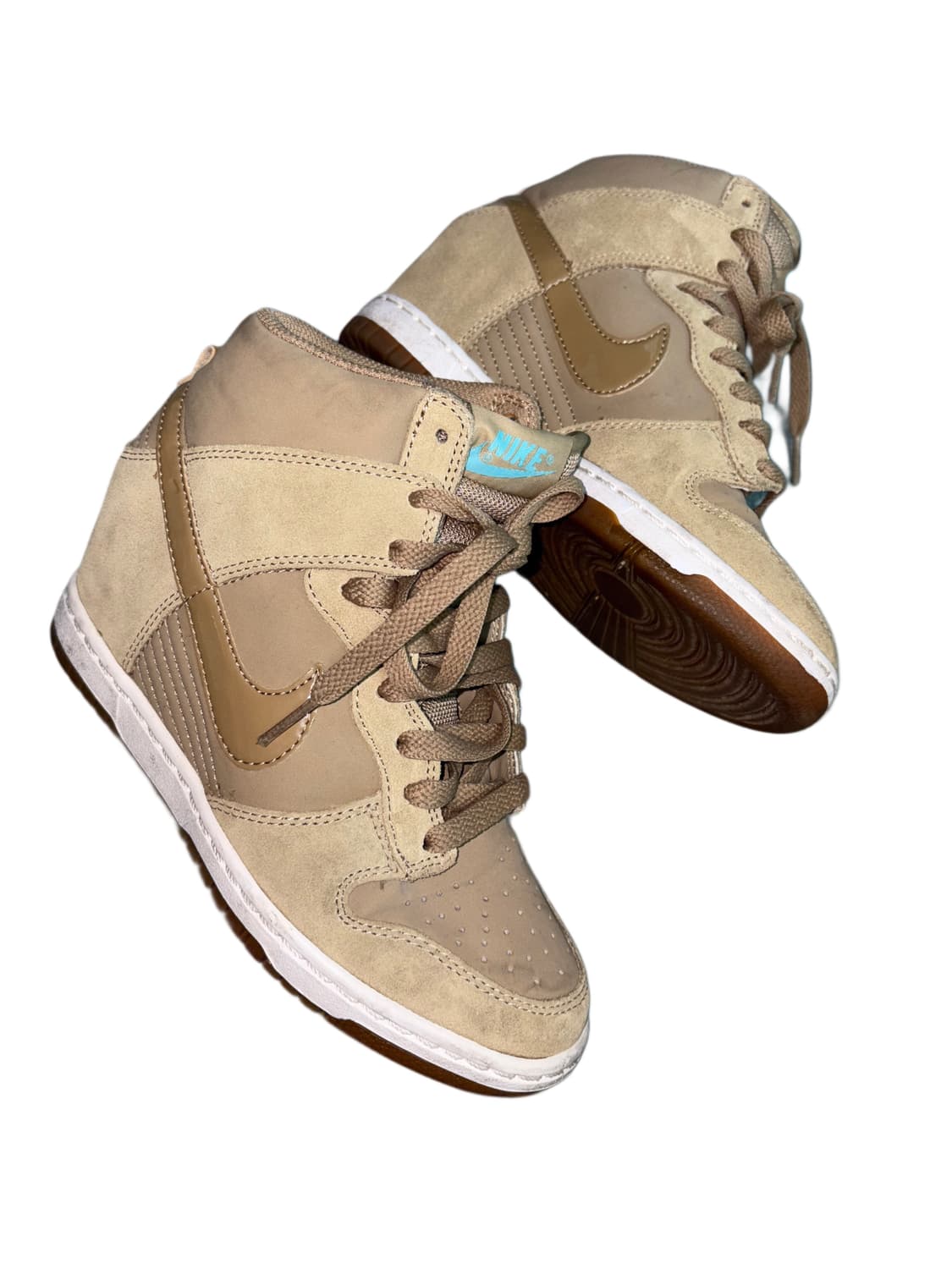 나이키 덩크 스카이 하이 에센셜 화이트 도브 그레이 상품이미지3